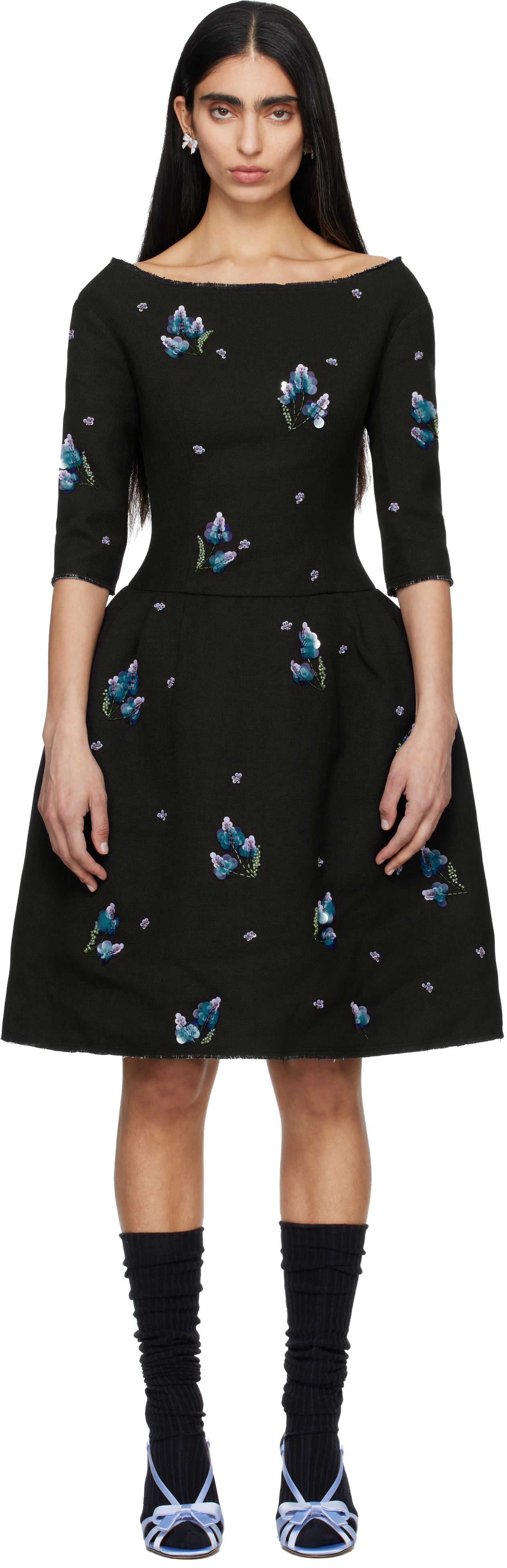 shushu tong off shoulder dress SHUSHU/TONG Off-Shoulder Dress