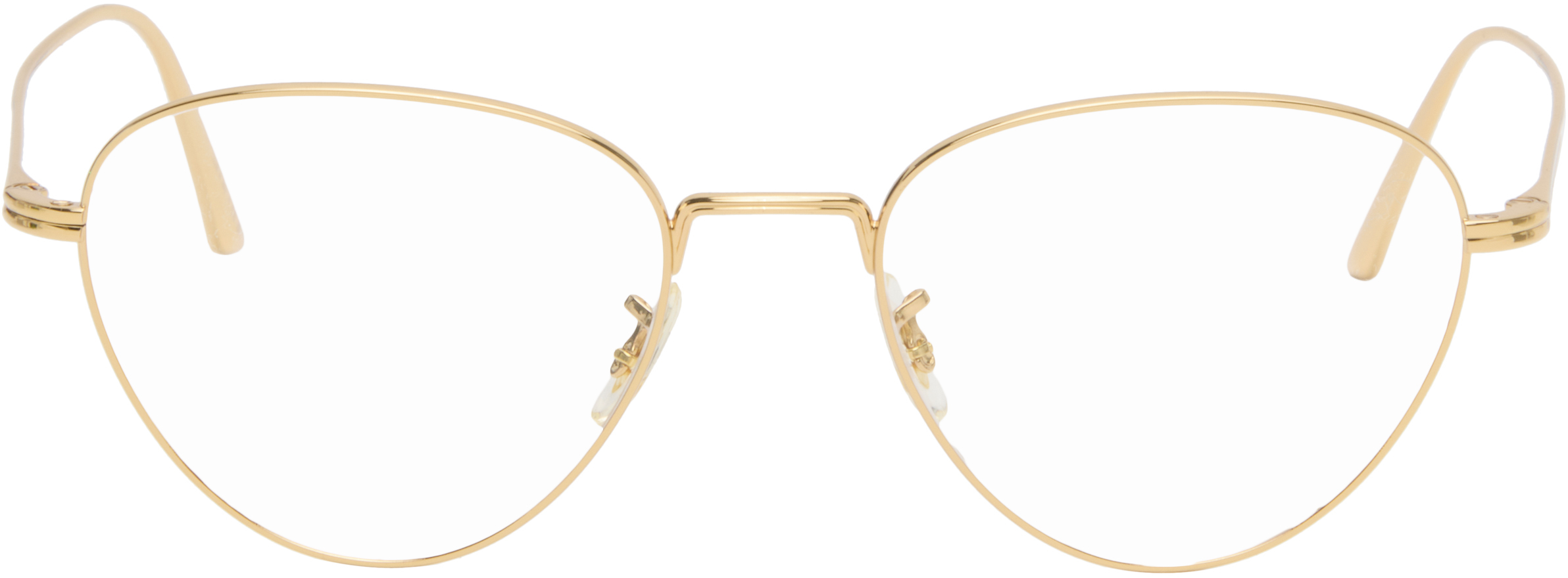 KHAITE Gold Oliver Peoples Edition 1991RX Glasses