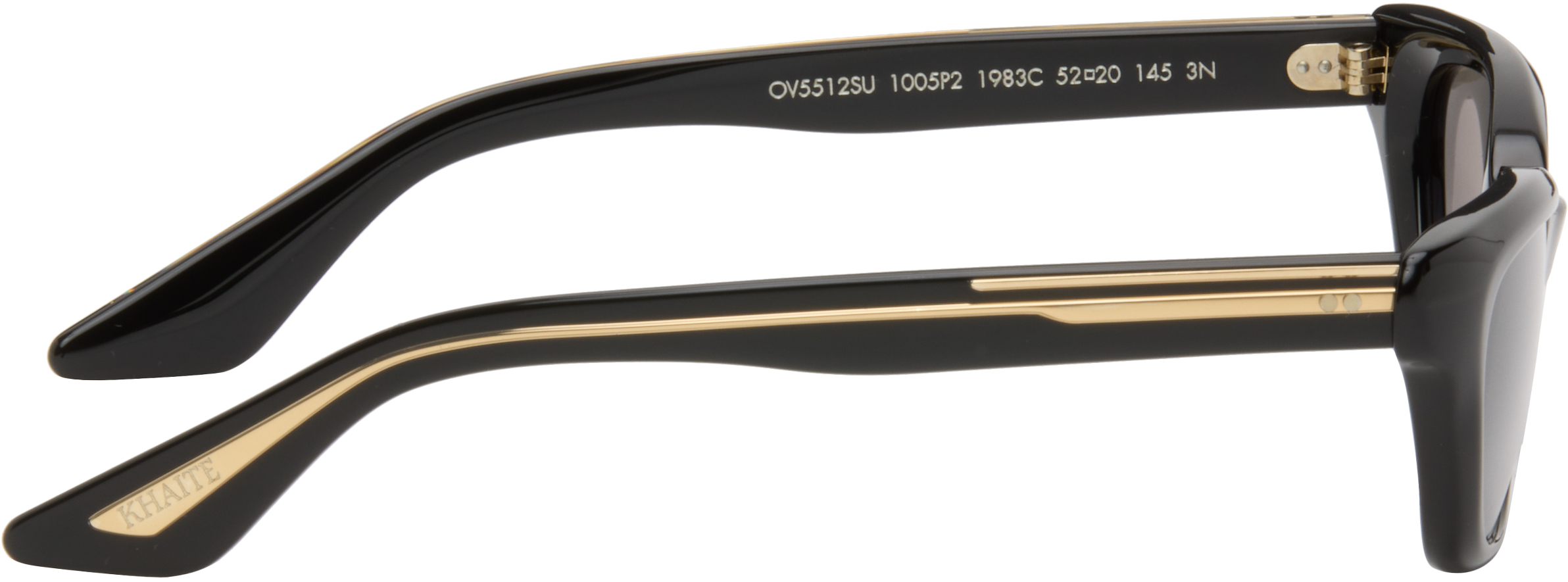 Khaite Black Oliver Peoples Edition 1983c Sunglasses