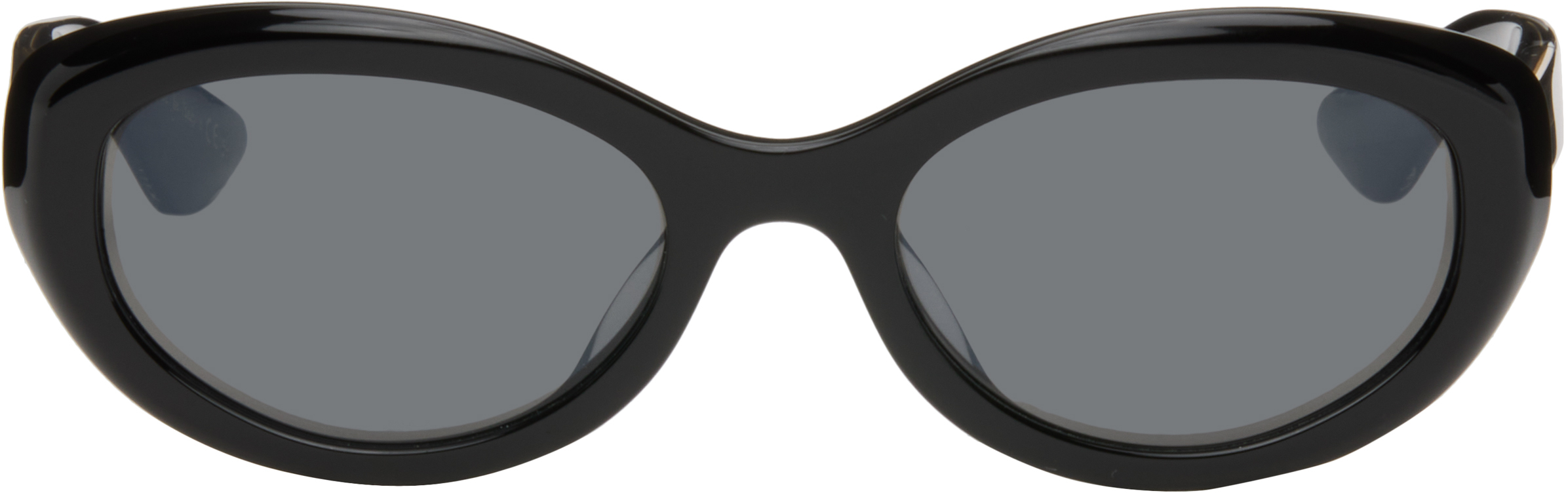 KHAITE: Black Oliver Peoples Edition 1969C Sunglasses | SSENSE