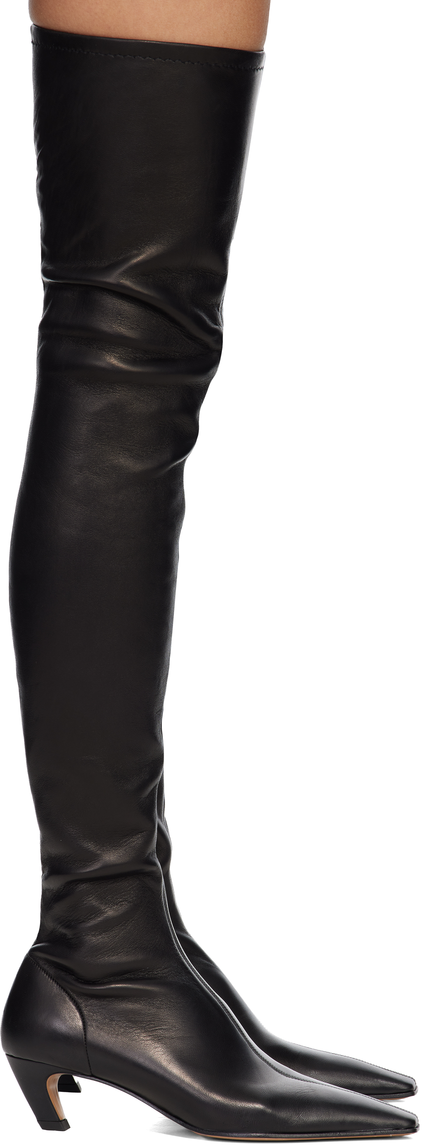 Black Arizona Over-the-Knee Stretch Boots
