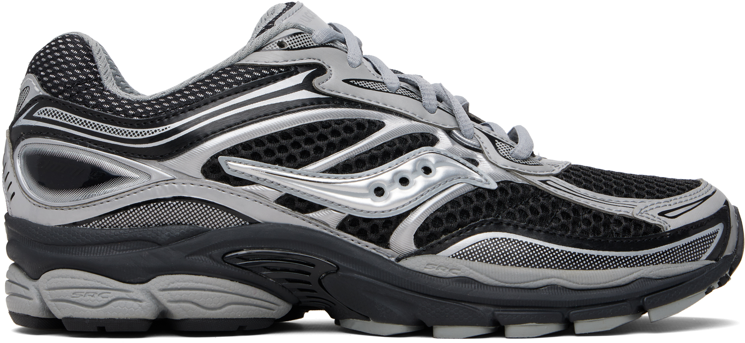 Saucony Black and Silver Athletic Shoes Saucony Progrid Triumph 4 | Men & Women | SVD USA main image 3