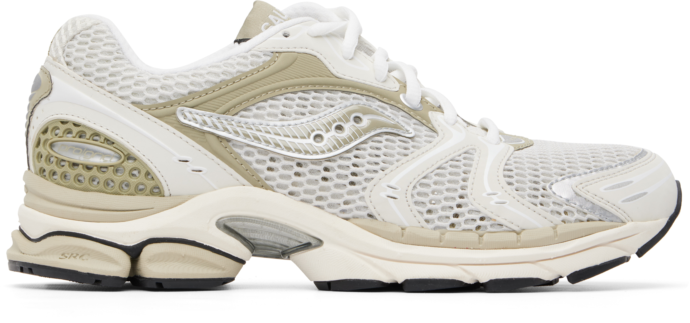 SAUCONY UNISEX 9.5 PROGRID TRIUMPH 4 CREAM IVORY MESH RUNNING SHOES NWOB Saucony ProGrid Triumph 4 NEW Men main image 3