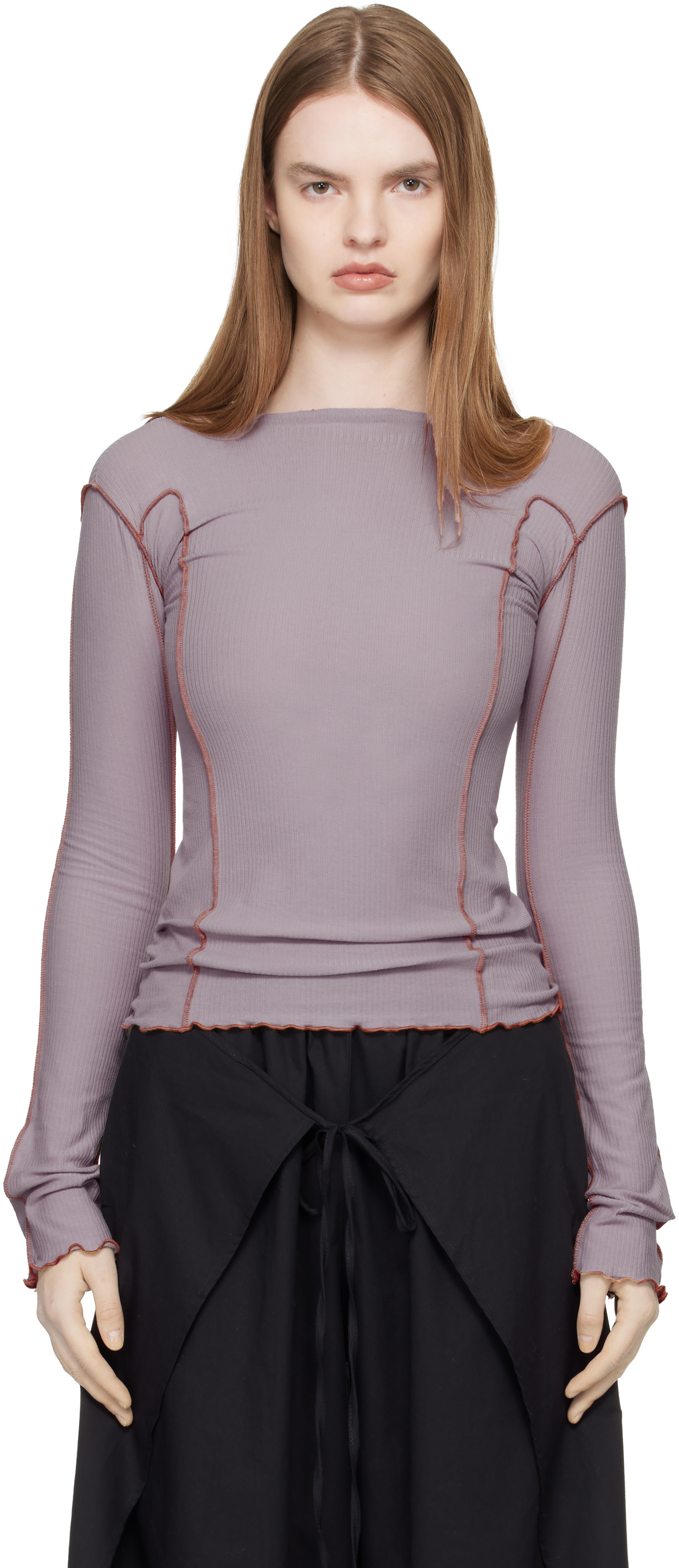 Baserange: パープル Omato 長袖トップス | SSENSE 日本