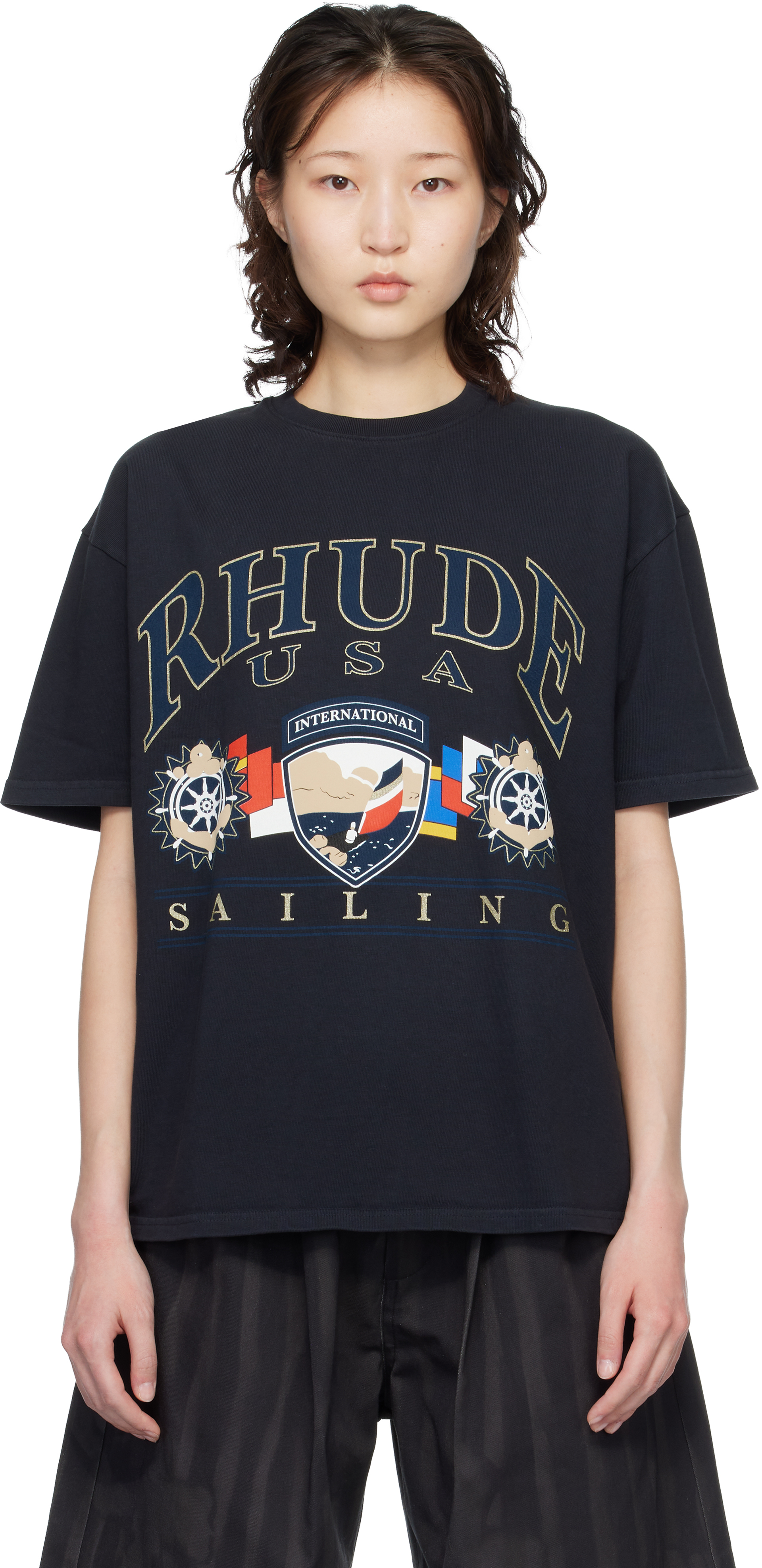 rhude ルードrhuigi amiri tシャツ