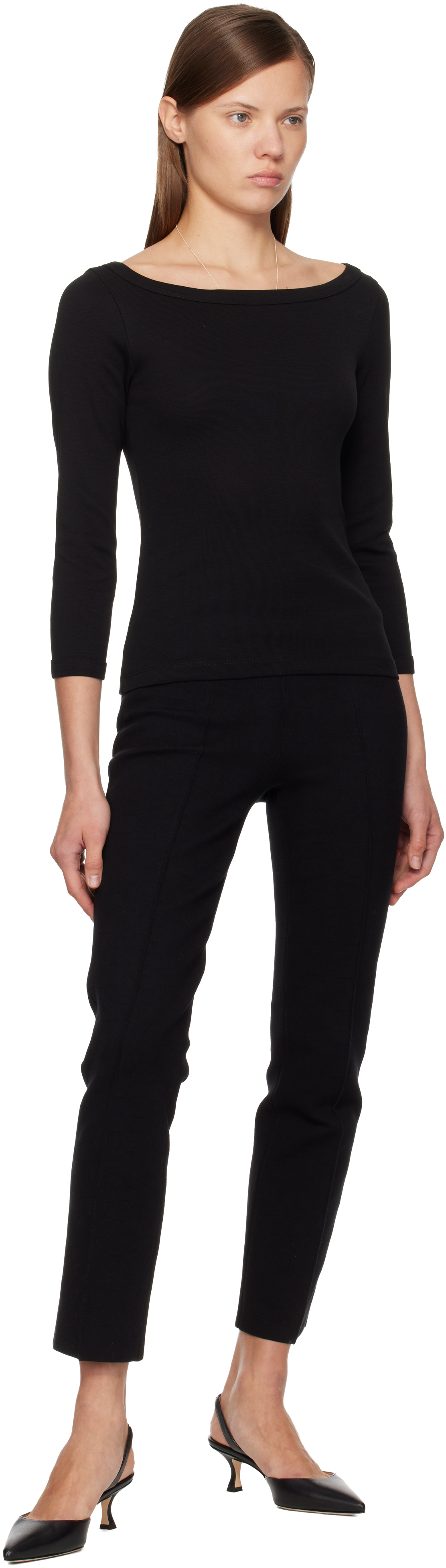 Flore Flore Black Steffi T-shirt In Black