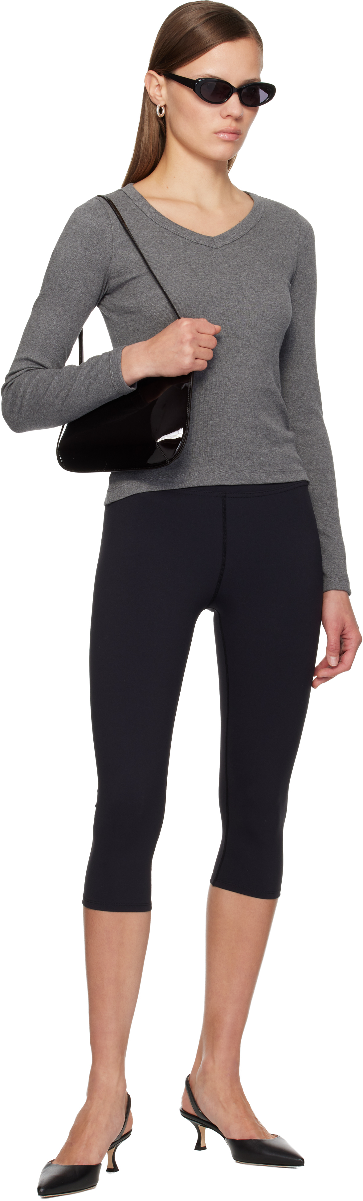 Flore Flore Gray Jill Longsleeve T-shirt In Gray