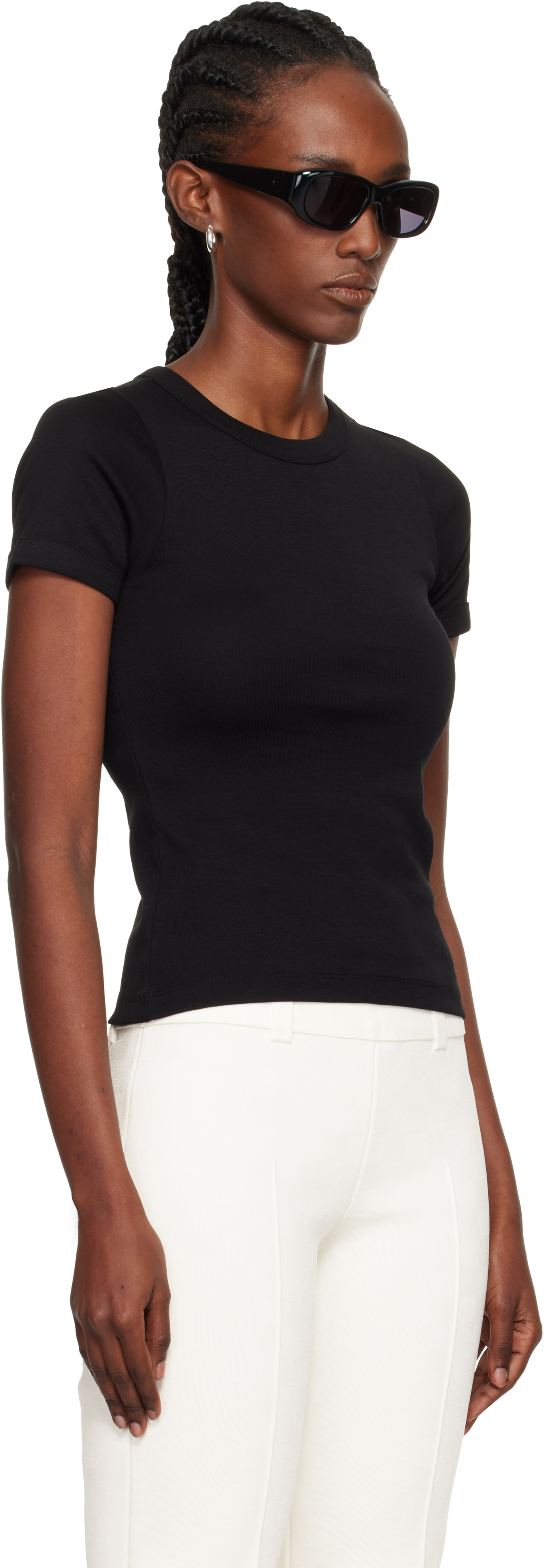 Flore Flore Black Car T-shirt In Black