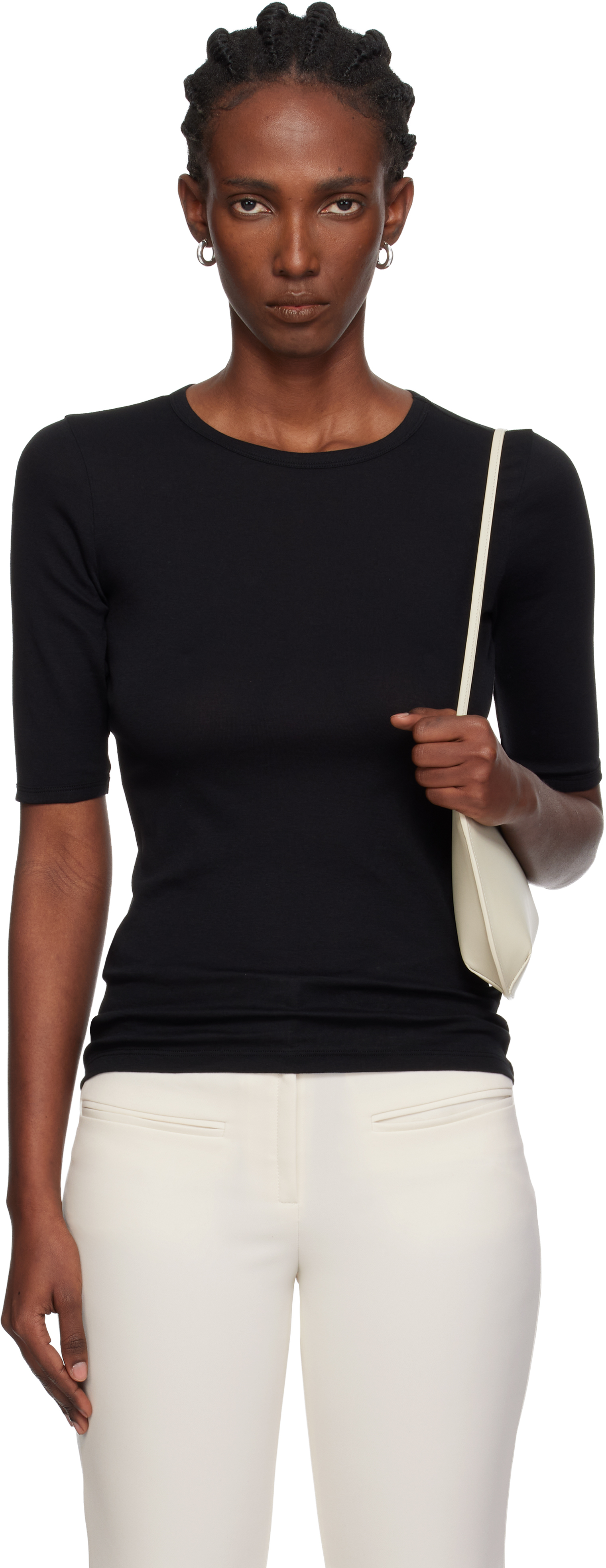 Flore Flore Black Anna T-shirt In Black