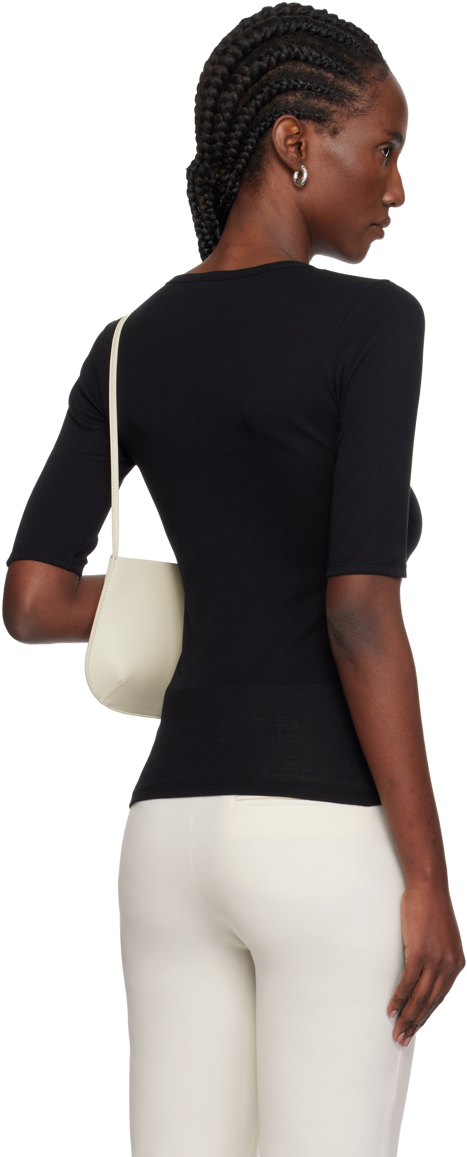 Flore Flore Black Anna T-shirt In Black