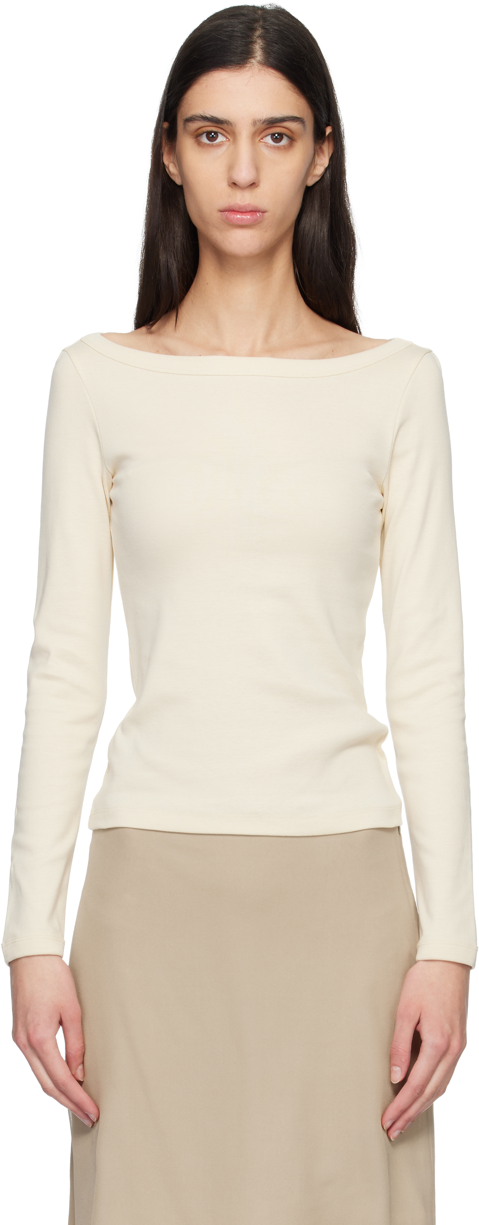 FLORE FLORE: Off-White Steffi Longsleeve T-shirt | SSENSE