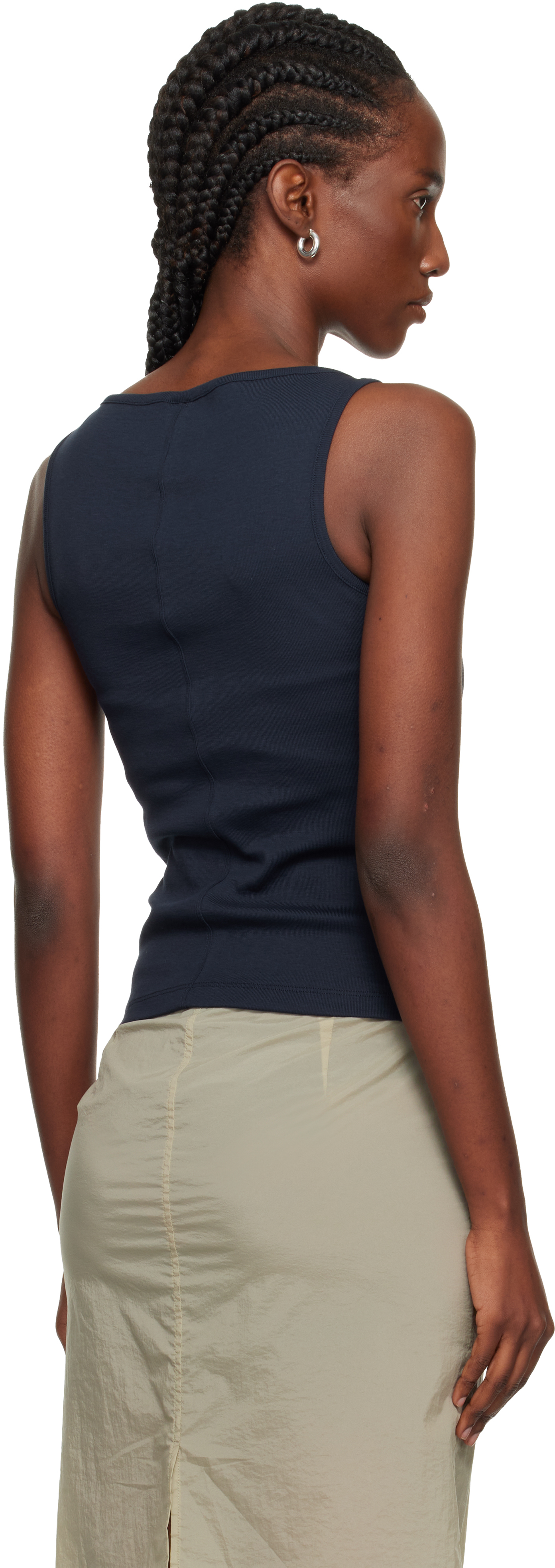 Flore Flore Navy Timmi Tank Top In Multi