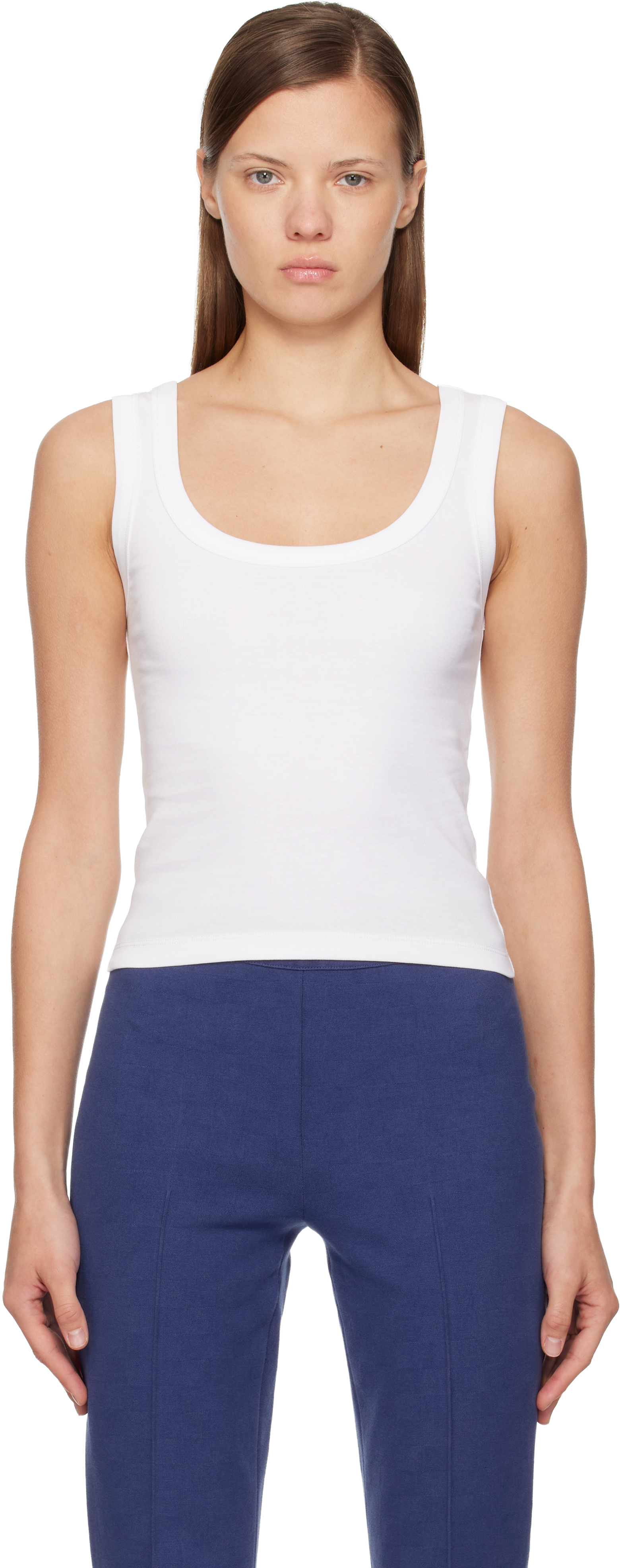 Flore Flore White Hillie Tank Top In White