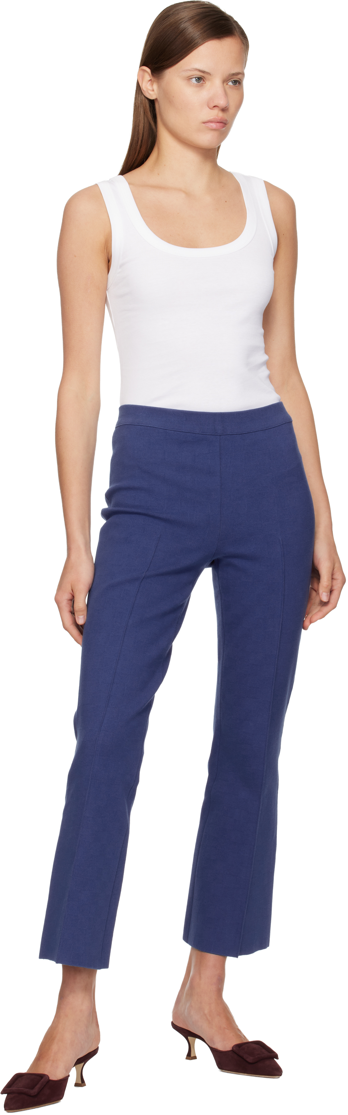 Flore Flore White Hillie Tank Top In White