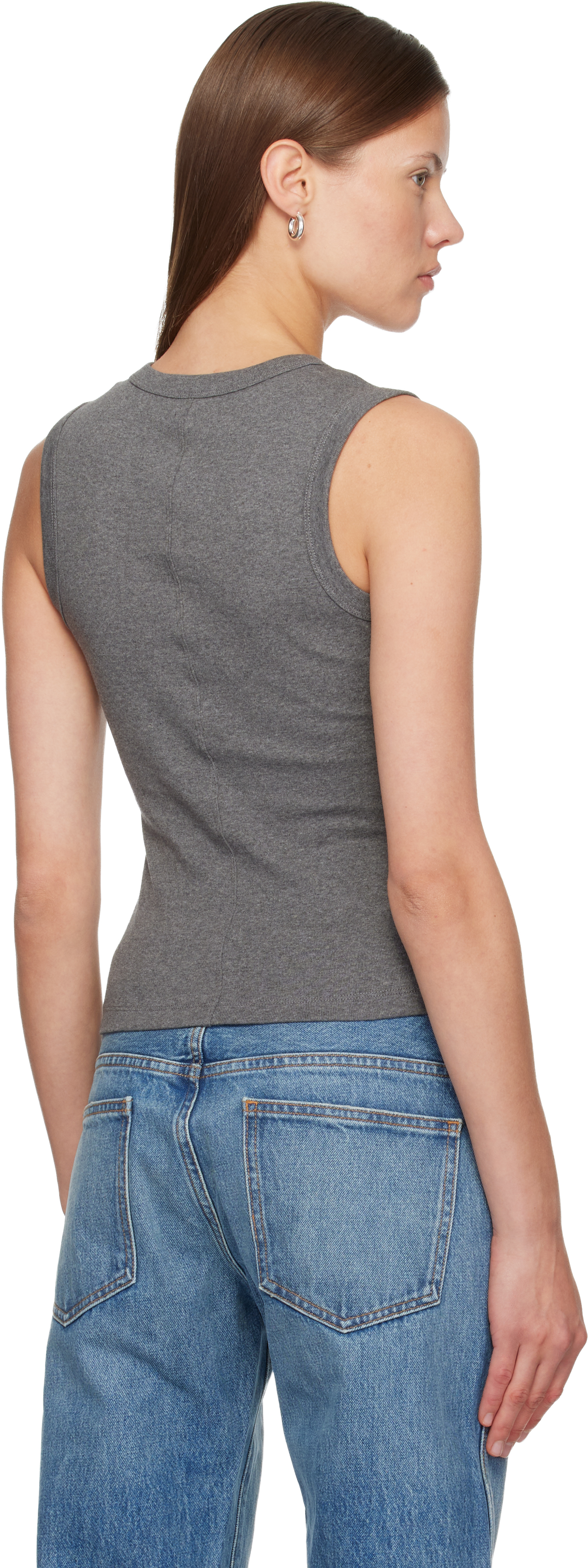 Flore Flore Gray Dewi Tank Top In Gray