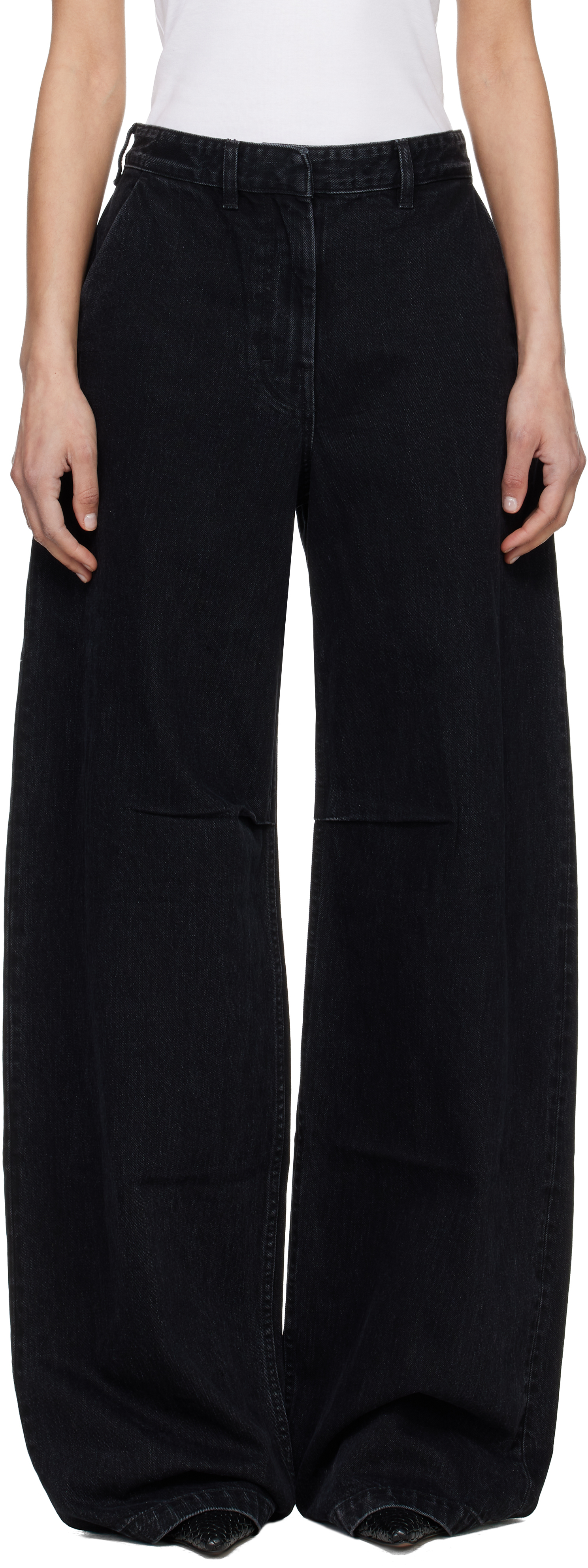Black Dem Jeans by Entire Studios on Sale