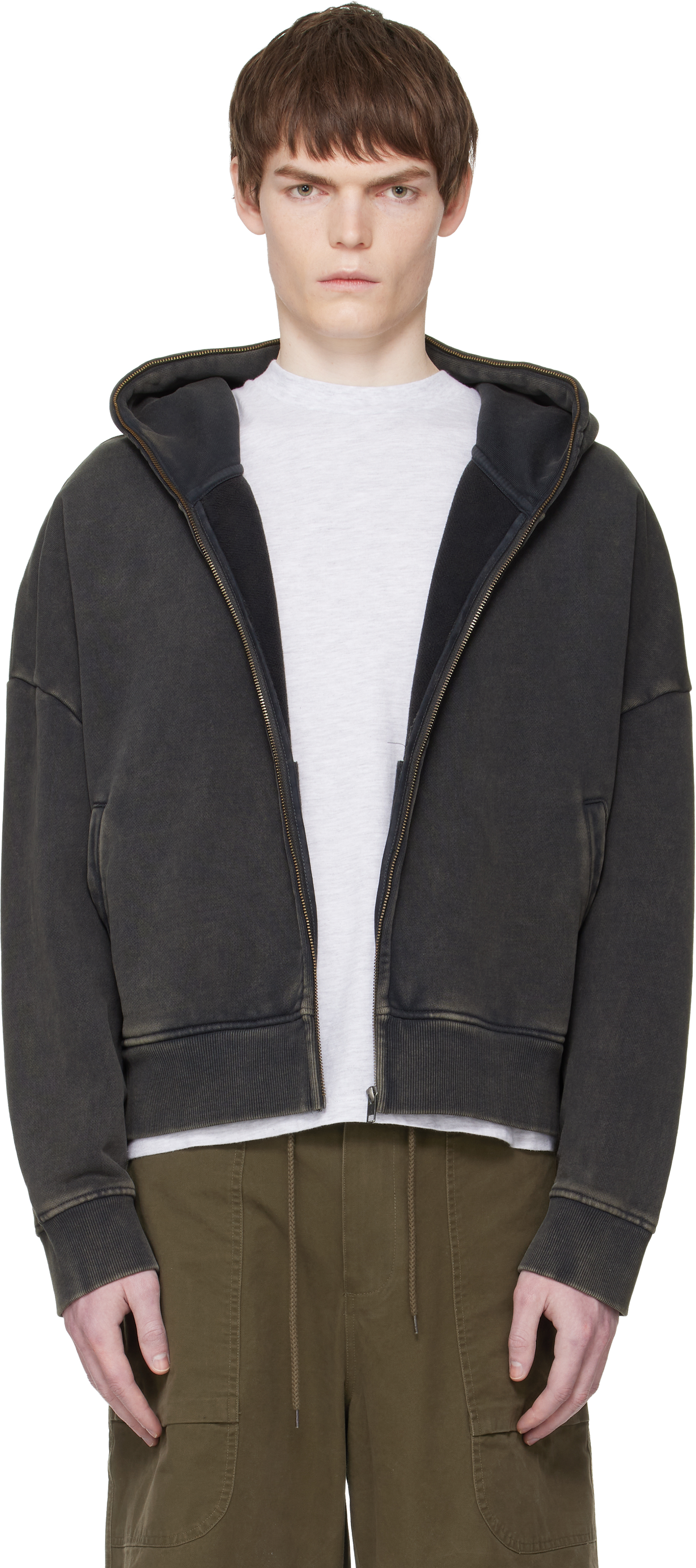 Entire Studios: ブラック Eternal ジップフーディ | SSENSE 日本