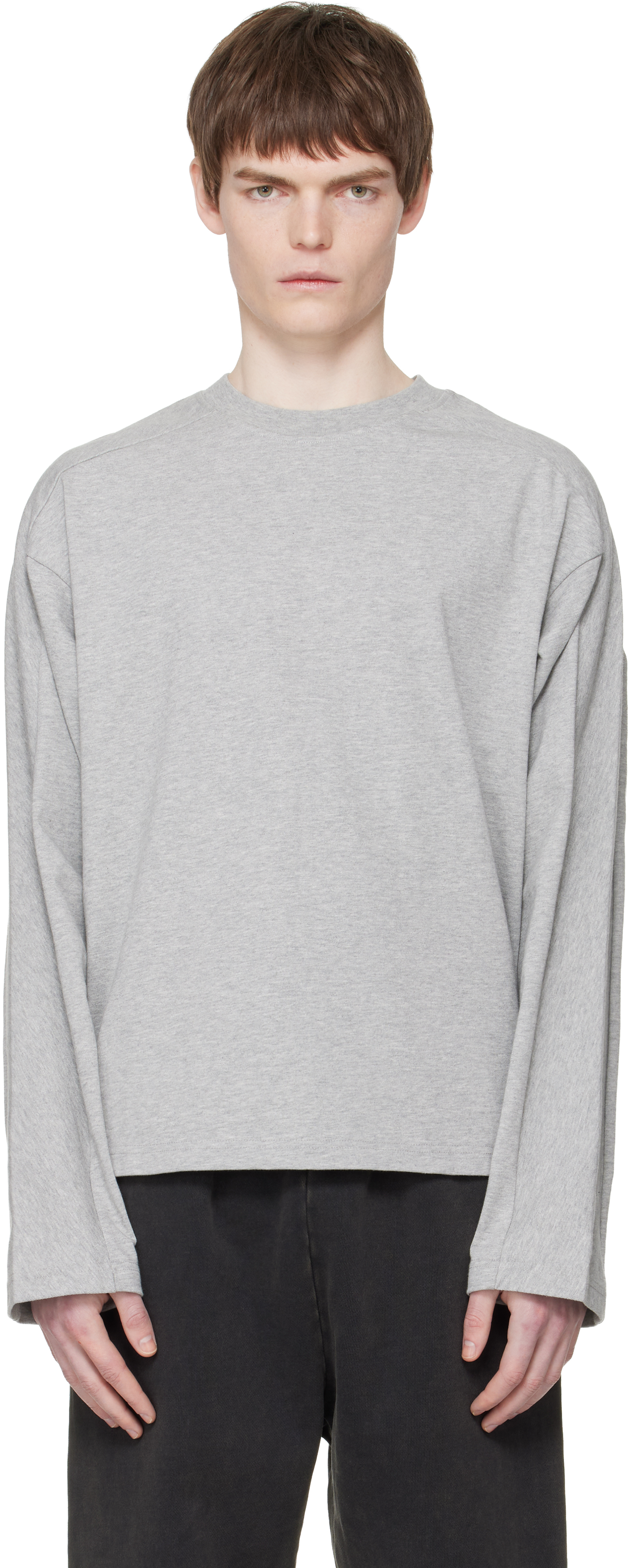 Entire Studios: グレー ヘビー 長袖Tシャツ | SSENSE 日本