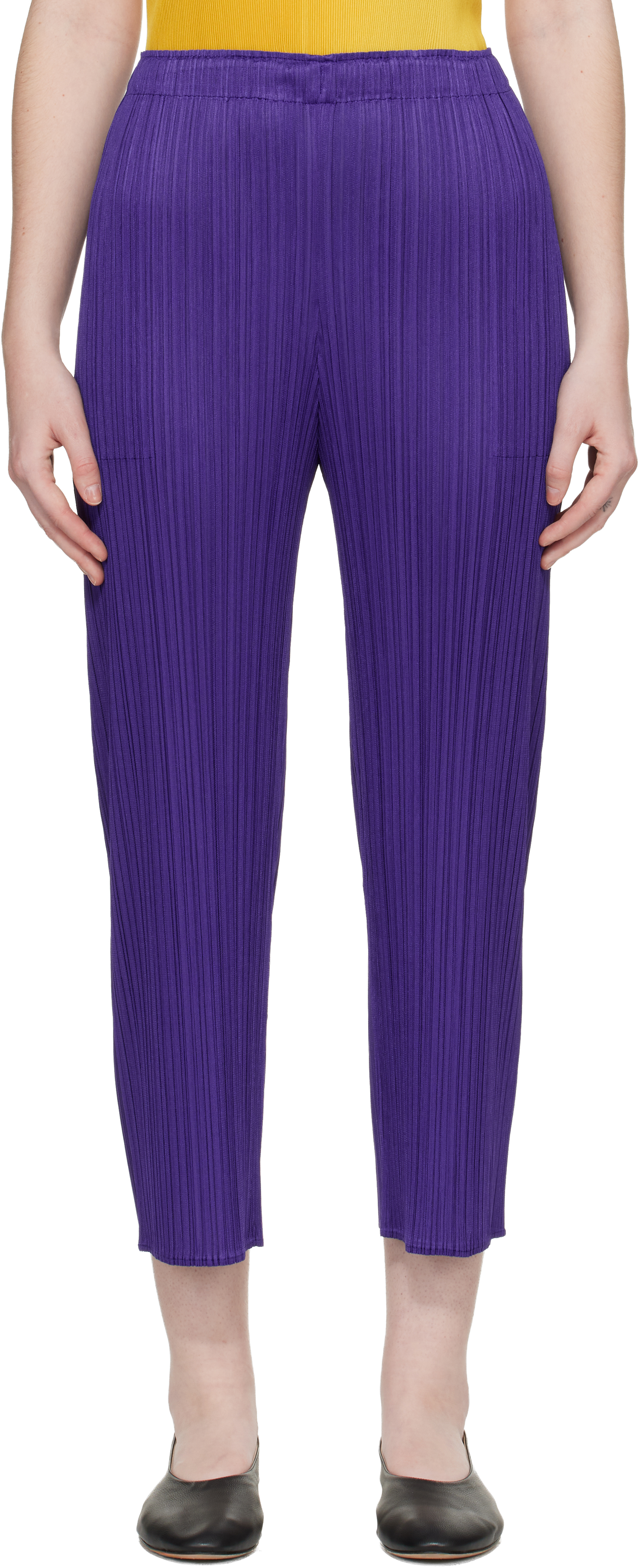 PLEATS PLEASE ISSEY MIYAKE Purple Monthly Colors November Trousers