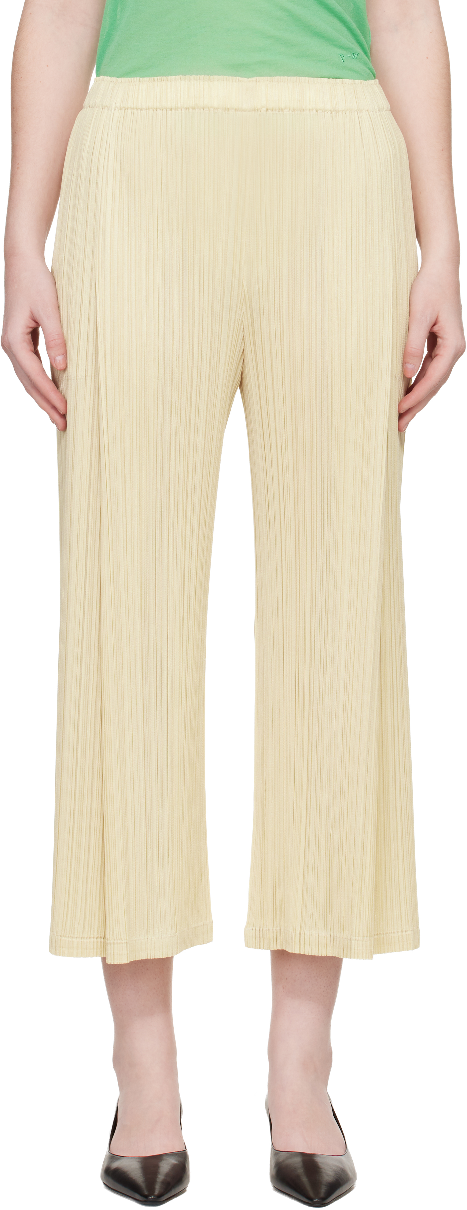 PLEATS PLEASE ISSEY MIYAKE: Yellow Monthly Colors December