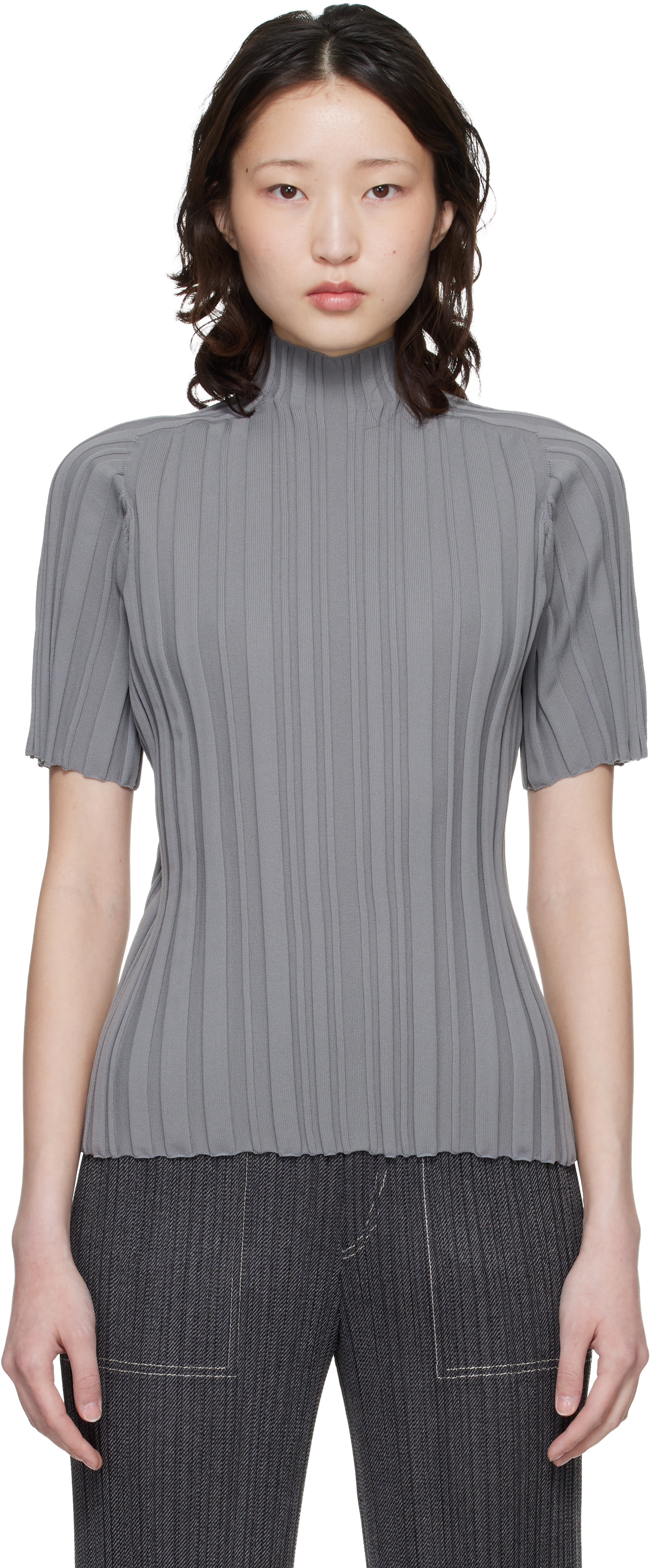 Pleats Please Issey Miyake turtlenecks for Women | SSENSE