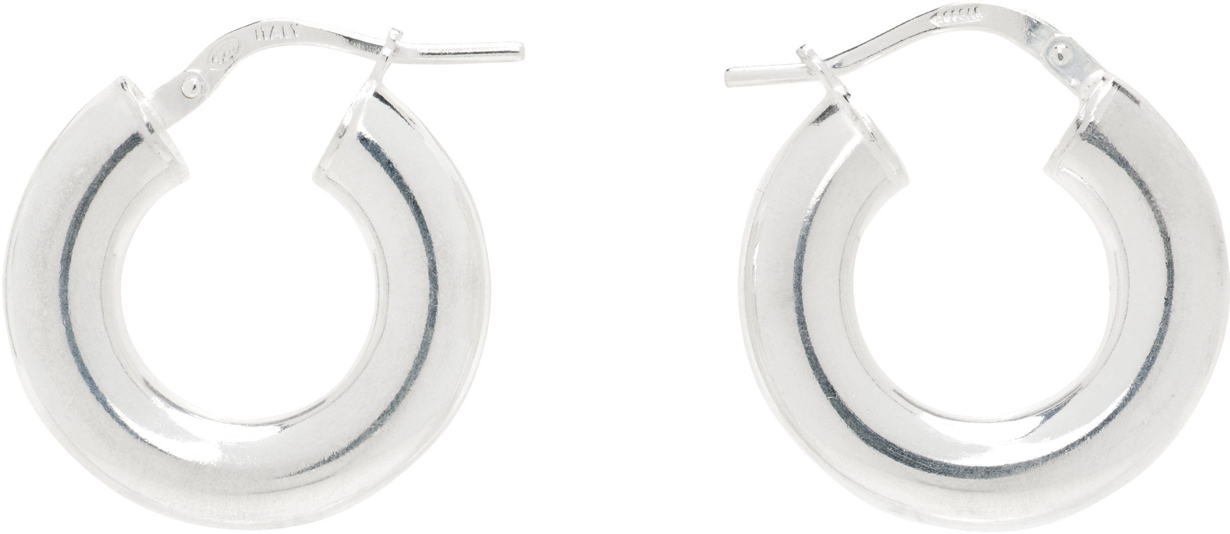 Sophie Buhai: Tiny Everyday Hoop Earrings | SSENSE