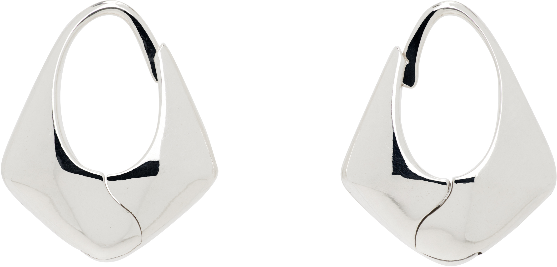 Sophie Buhai: Small Pyramid フープピアス | SSENSE 日本