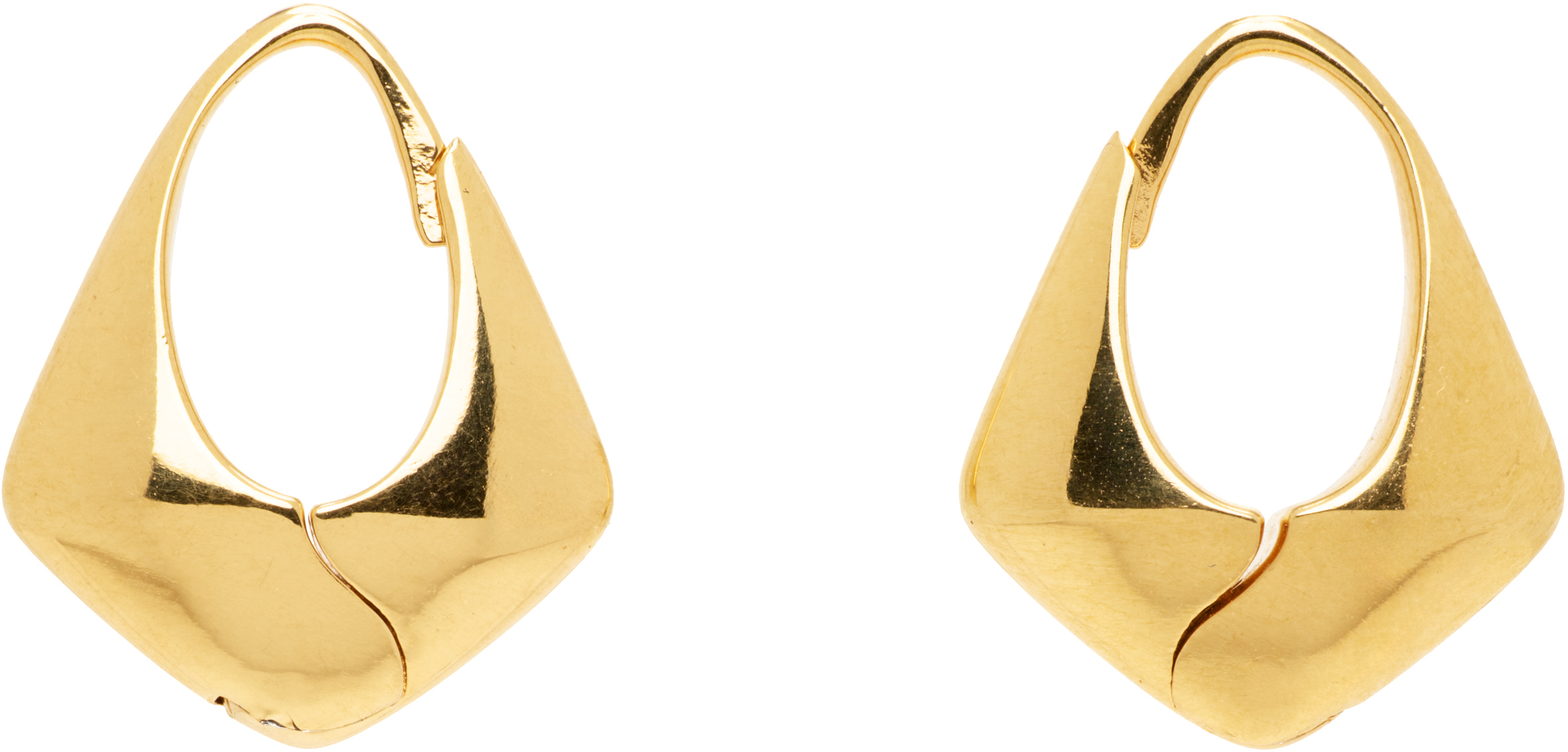 Sophie Buhai Small Pyramid Hoops ピアス Small Pyramid Hoop Earrings by Sophie Buhai on Sale