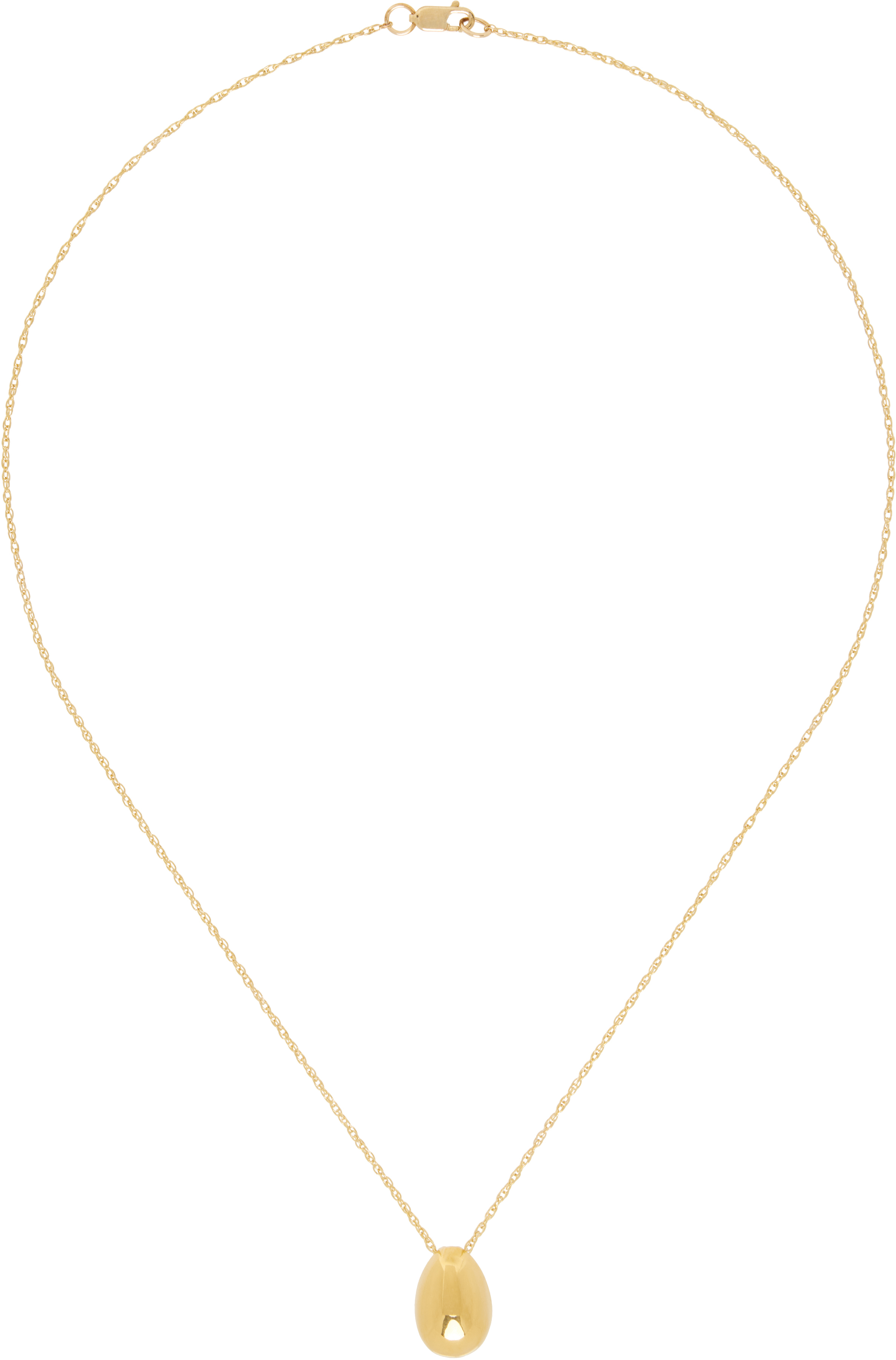 Sophie Buhai: Tiny Egg Pendant Necklace | SSENSE