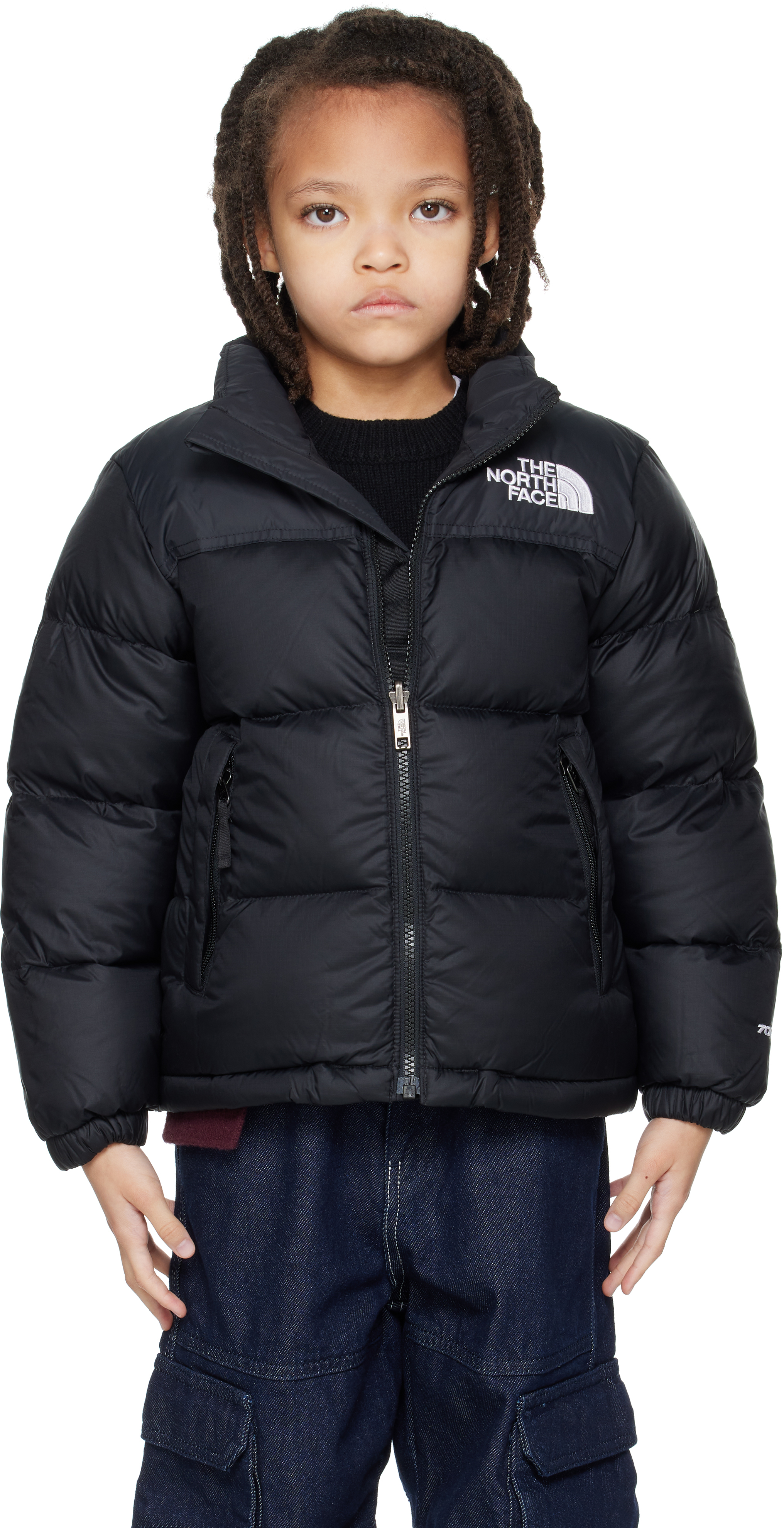 The North Face Kids ジュニア｜ブラック 1996 レトロ ヌプシ ダウン