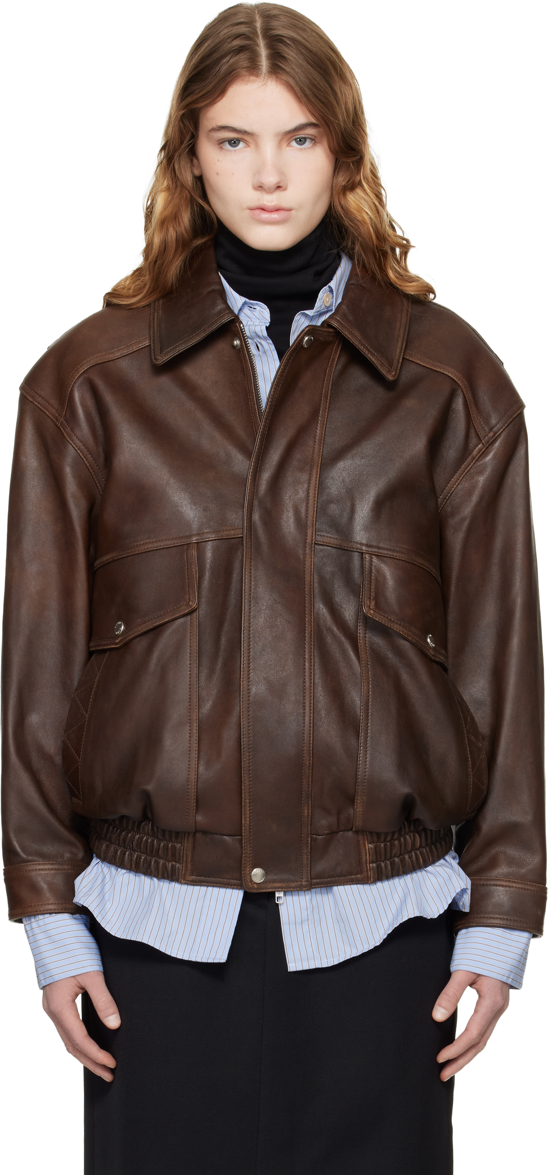 【新品未使用】DUNST OVERSIZED LEATHER レザージャケット MUSINSA公式 | DUNST OVERSIZED VINTAGE LEATHER