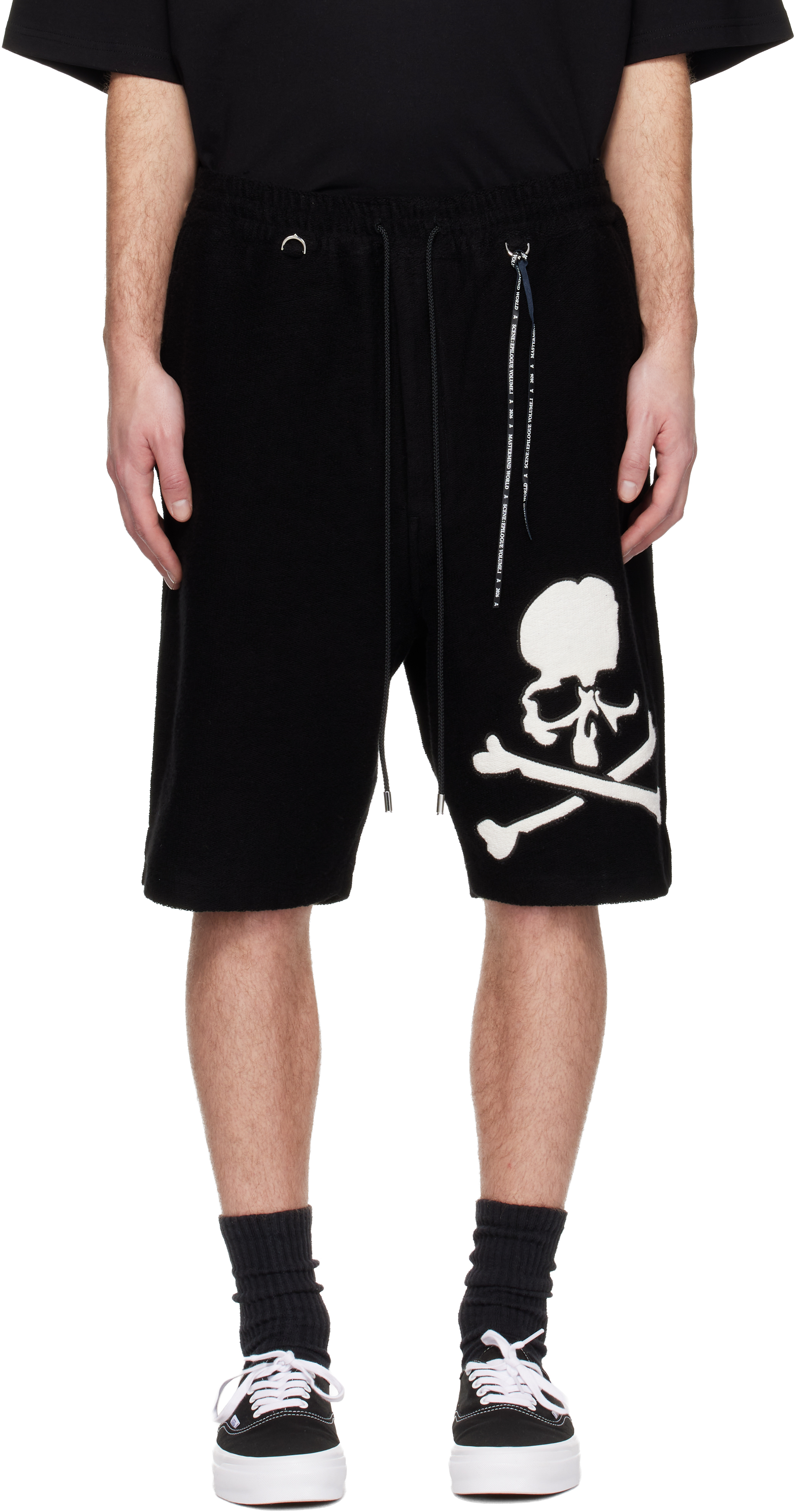 MASTERMIND WORLDのブラック MW Terry ショートパンツがセール中