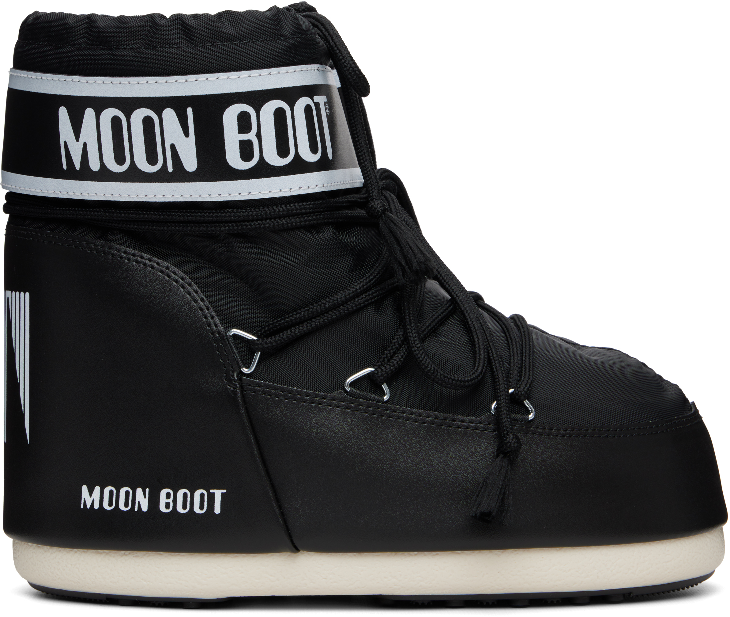 Moon Boot Black Icon Low Nylon Boots