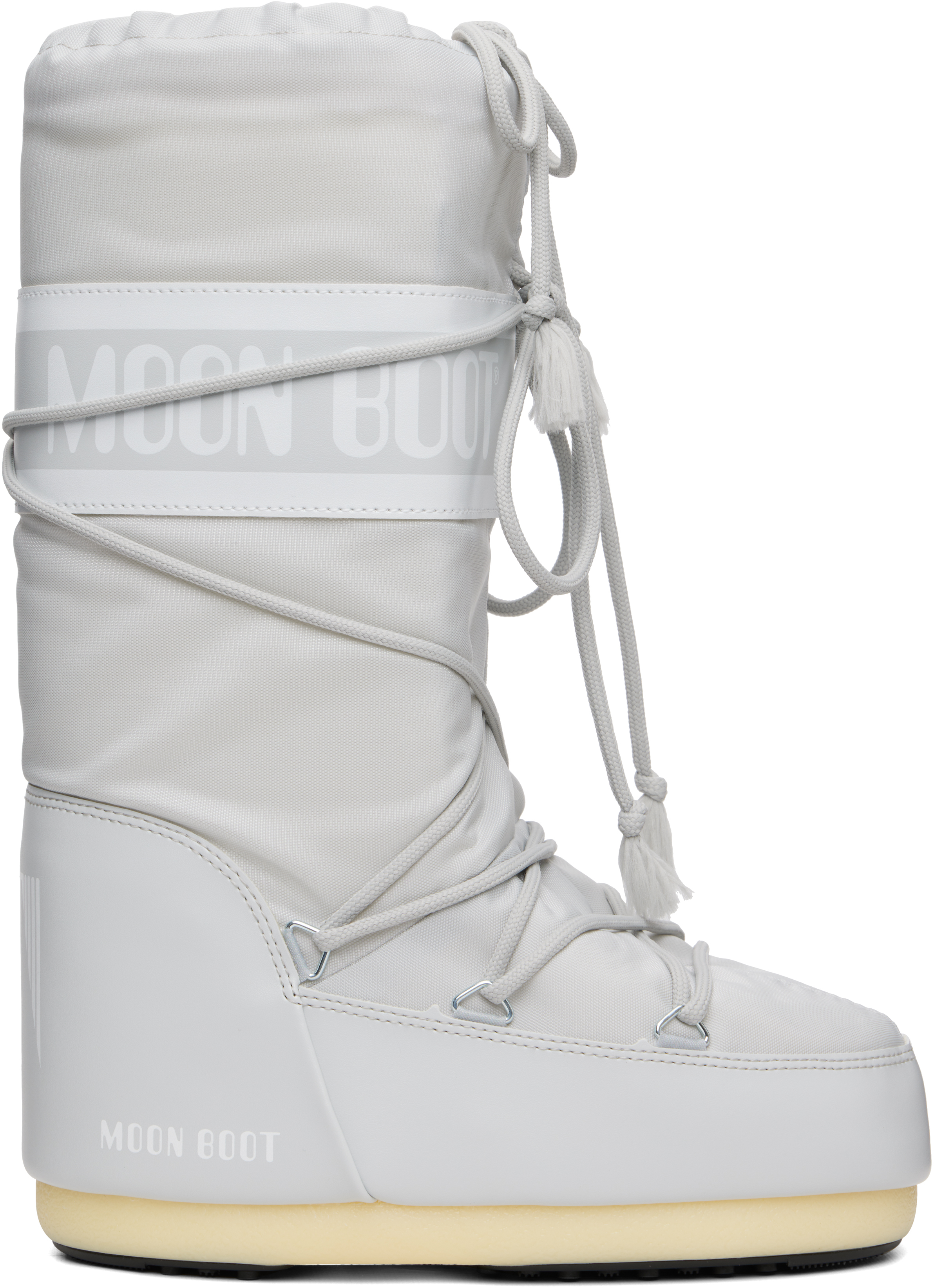 Moon Boot Gray Icon Nylon Boots