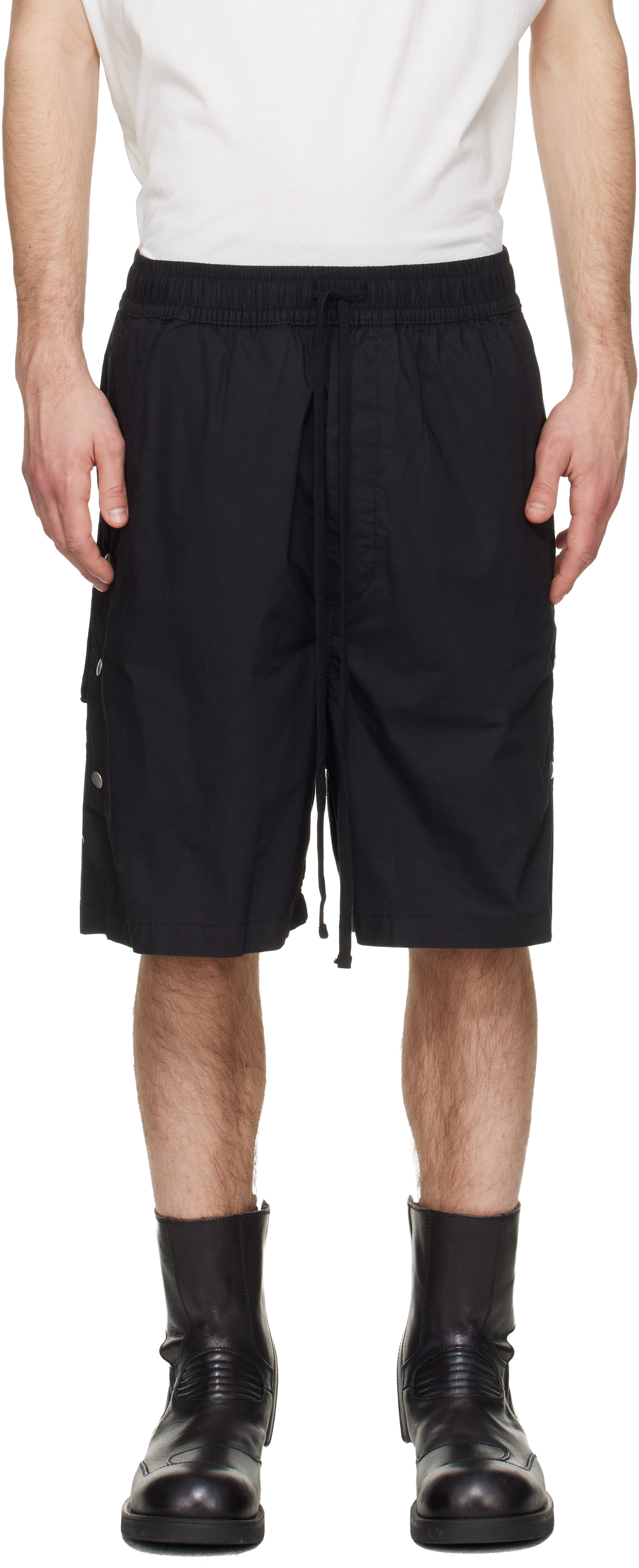 新品 thom krom トムクロム ハーフパンツ 黒 M RUNDHOLZ thom/krom: Black M P 33 Shorts | SSENSE