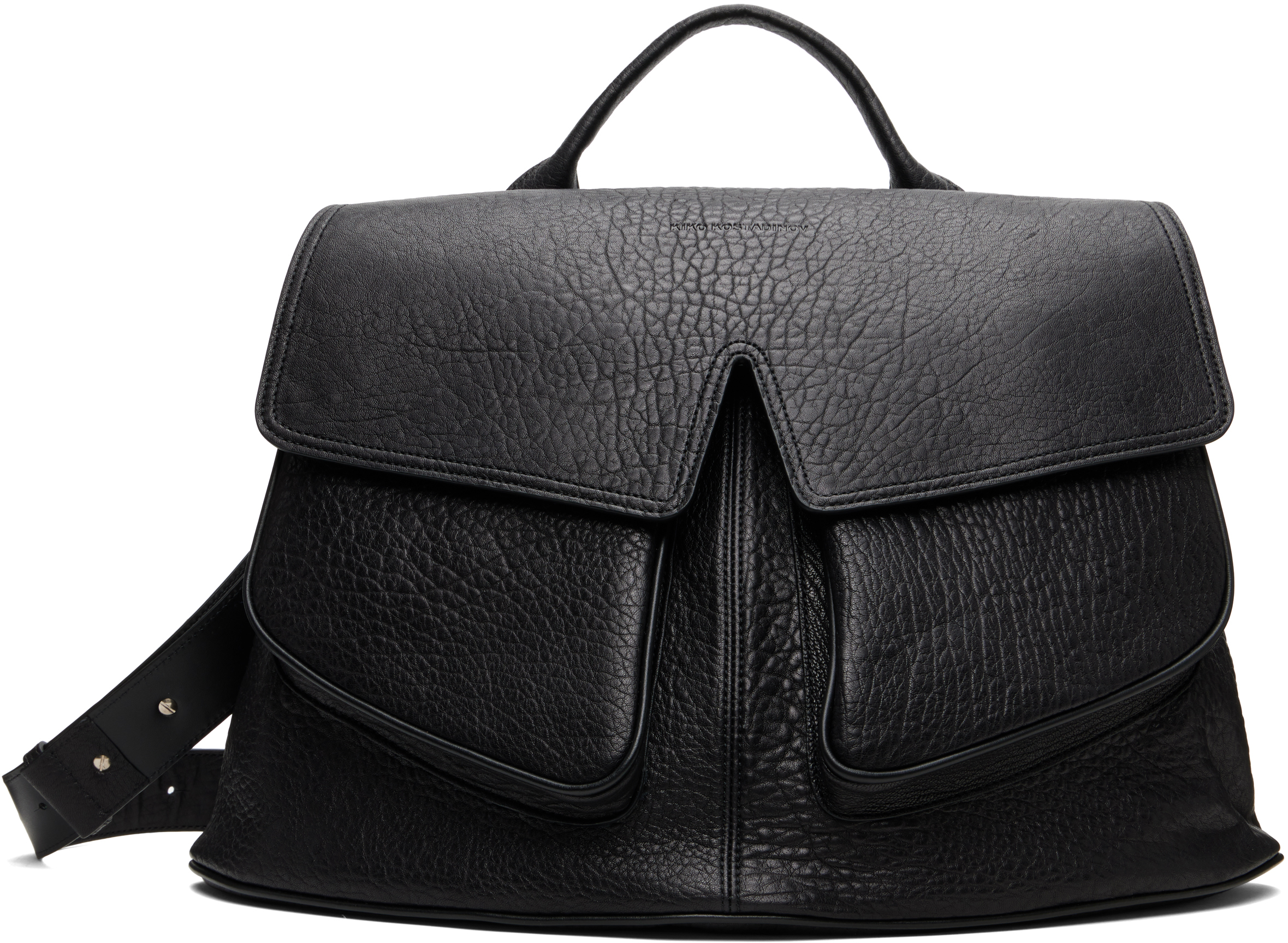 Kiko Kostadinov: Black Mezulari Bag | SSENSE