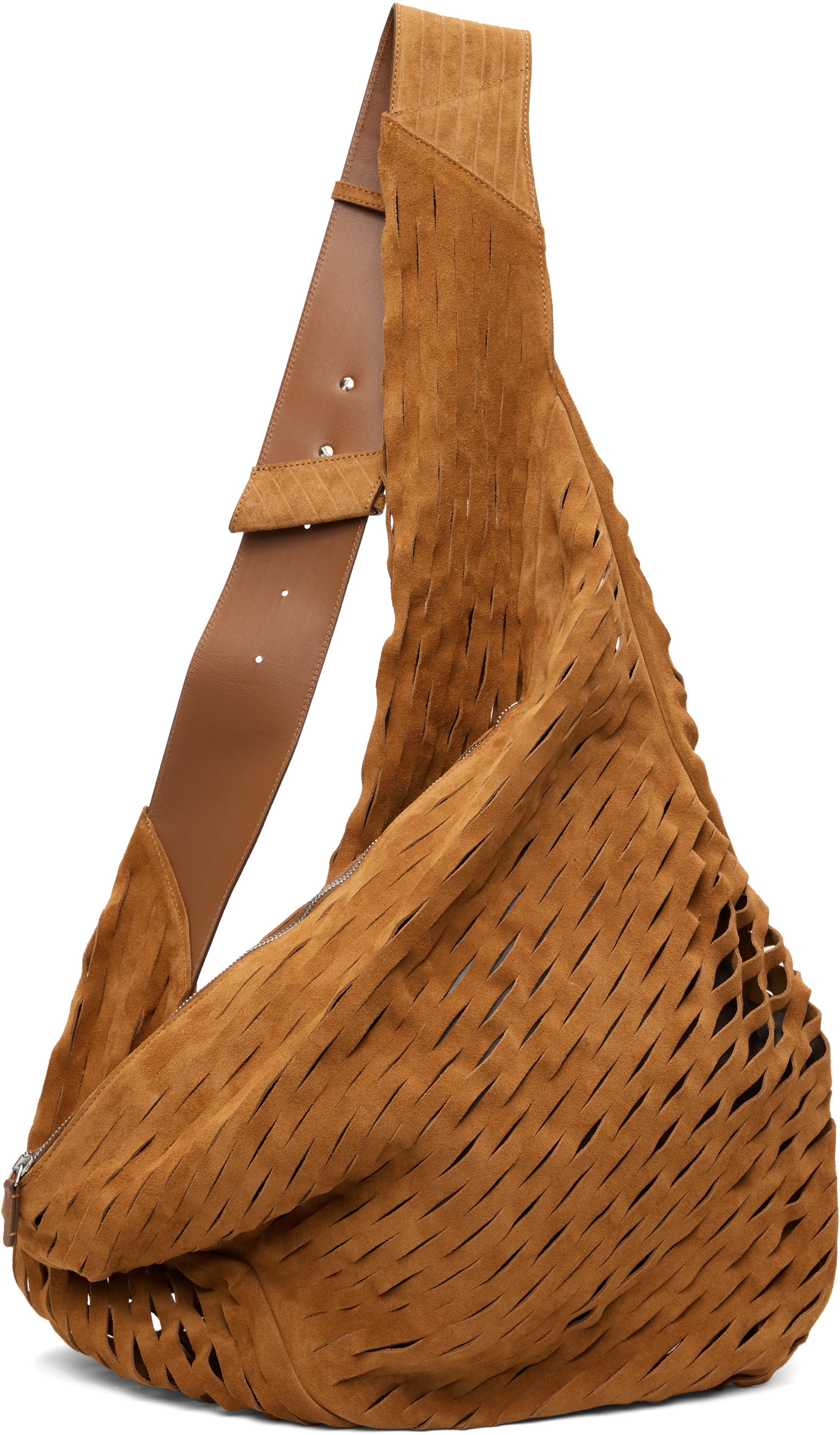 Kiko Kostadinov: Tan Fiore Twisted Bag | SSENSE