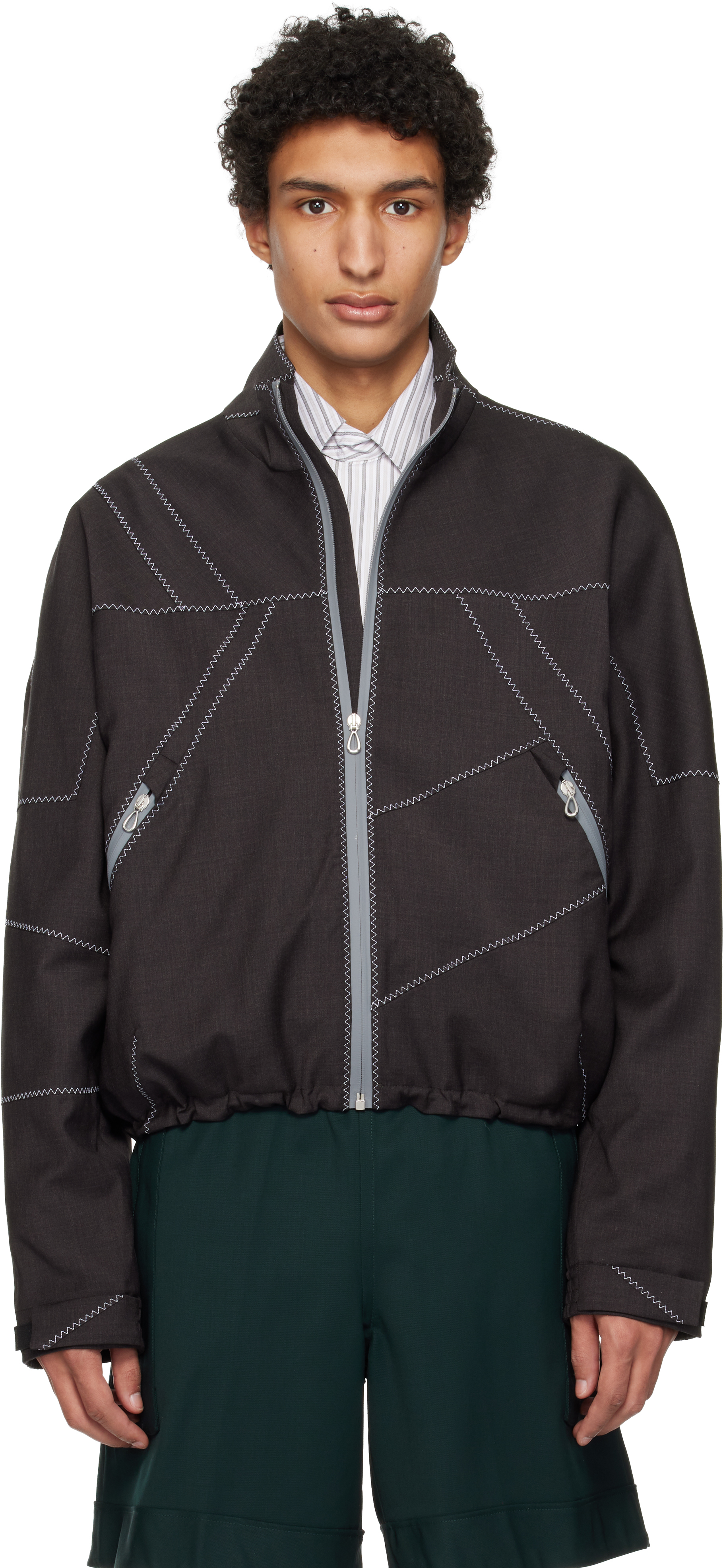 Kiko Kostadinov - Men VIG K-Dart Blazer Crow Black/Black / 50 KIKO 