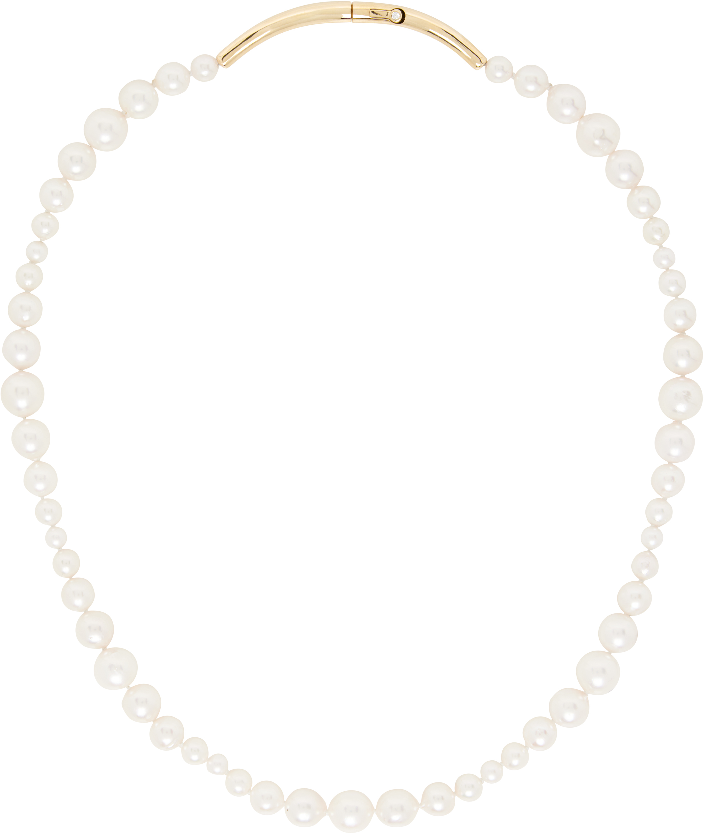 C.Chesnais Wave Pearl Necklace