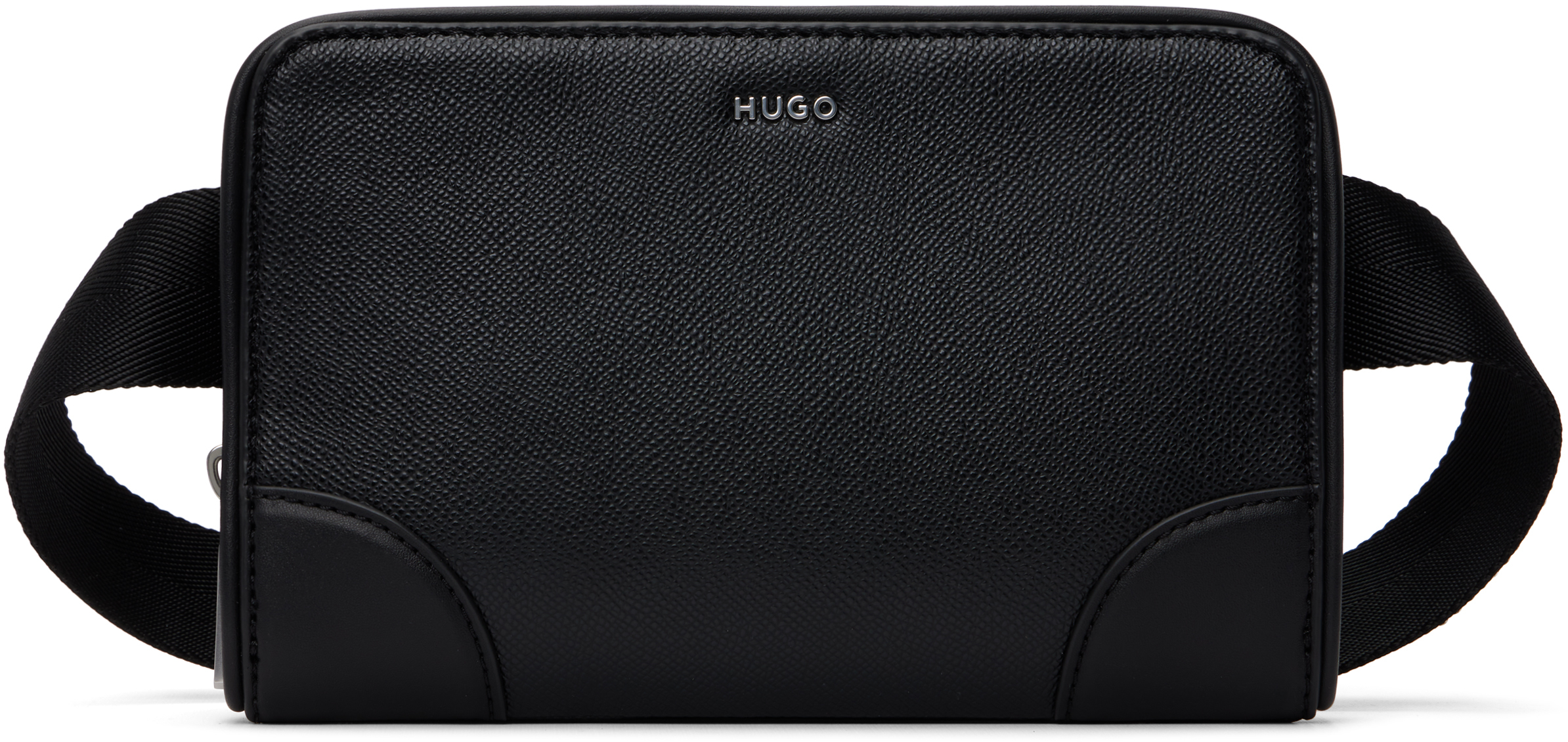【hiro】 メッセンジャーバッグ　 トラッカー クロスボディ Hugo: ブラック クロスボディ メッセンジャーバッグ | SSENSE 日本