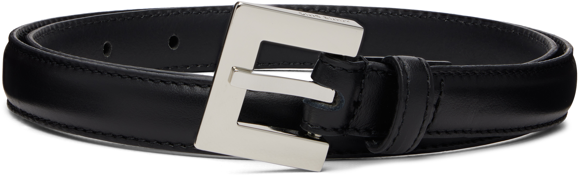 ANINE BING: Black Nicola Belt | SSENSE