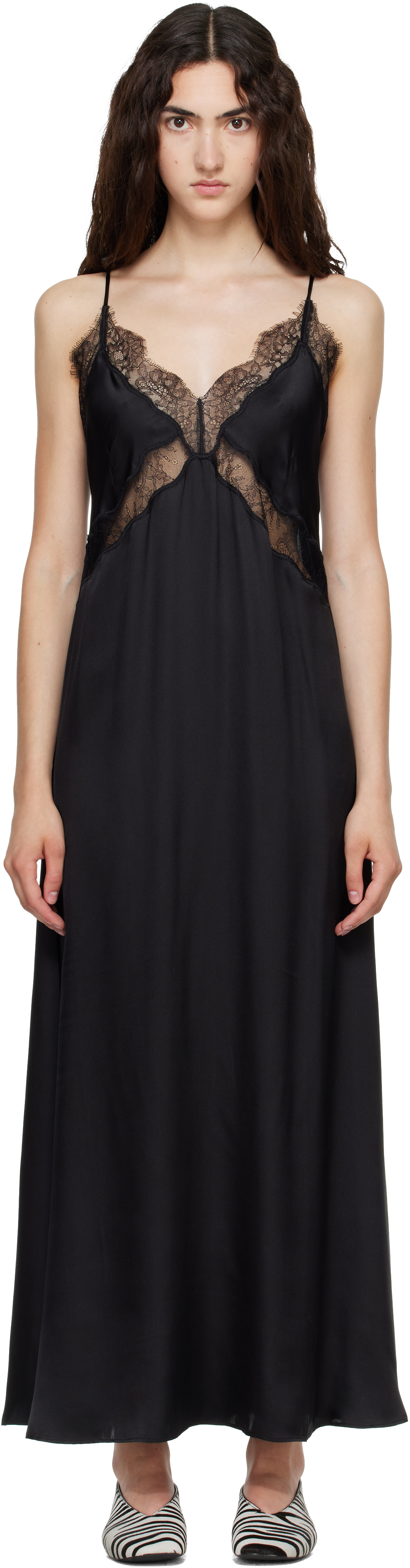 black magnolia lace midi dress NISSA floral-lace Midi Dress | Black
