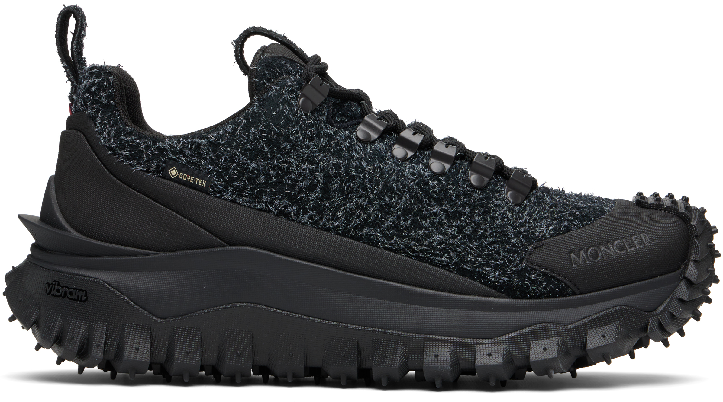 Moncler: Black Trailgrip Apex GTX HS Low Top Sneakers | SSENSE