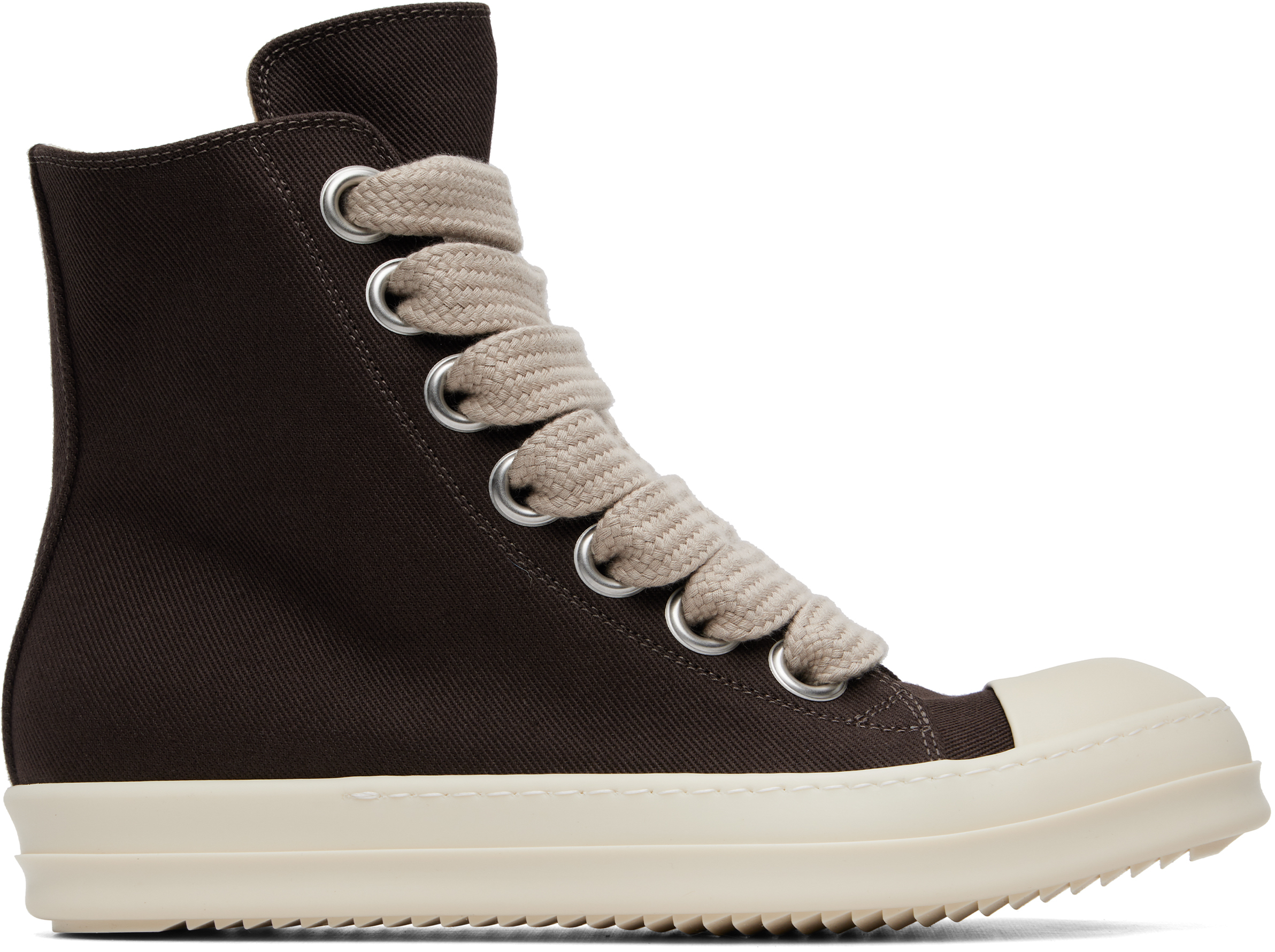 Rick Owens DRKSHDW: ブラウン Tower Jumbolace Sneaks スニーカー