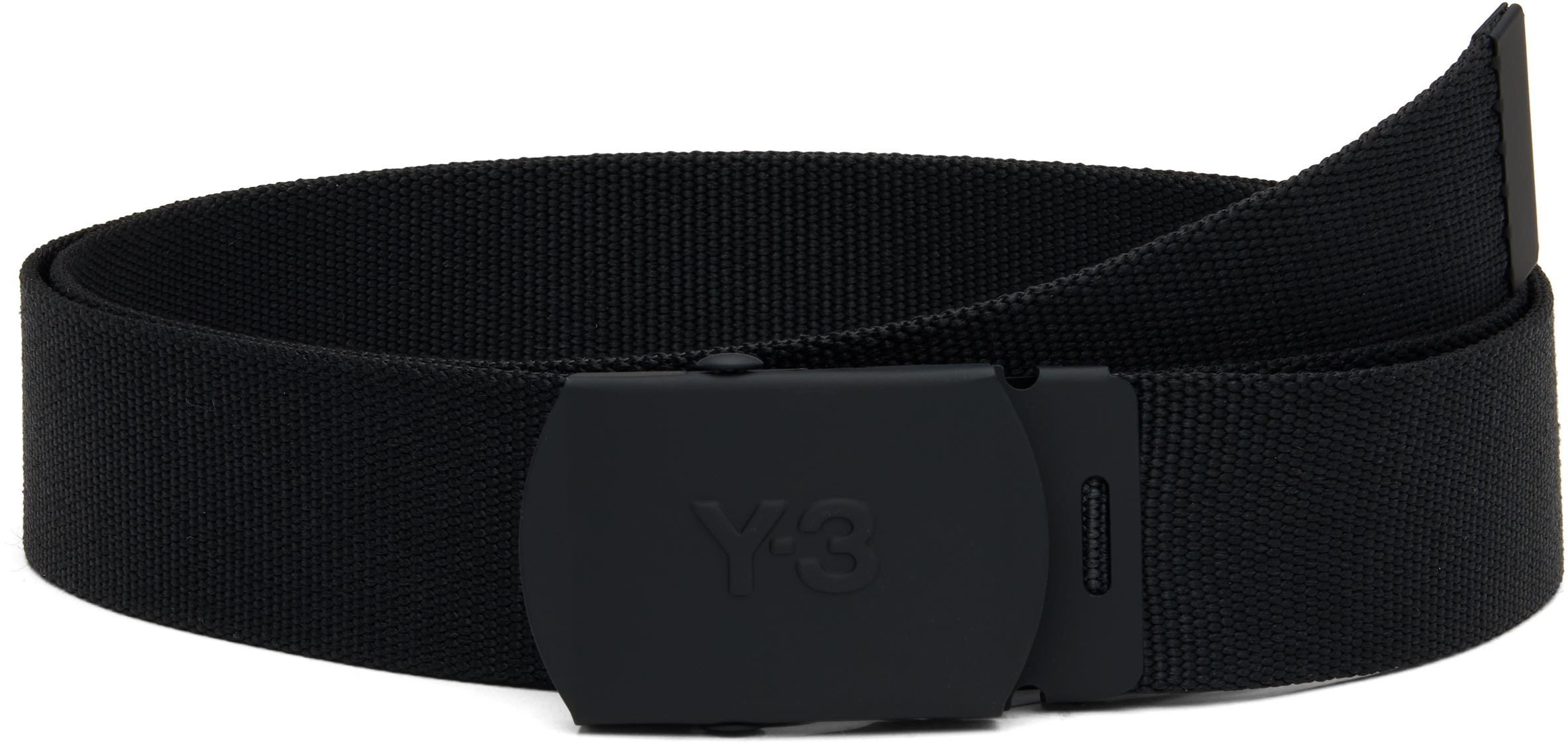 Y-3  黒ベルト　Lサイズ Y-3: ブラック CL L ベルト | SSENSE 日本