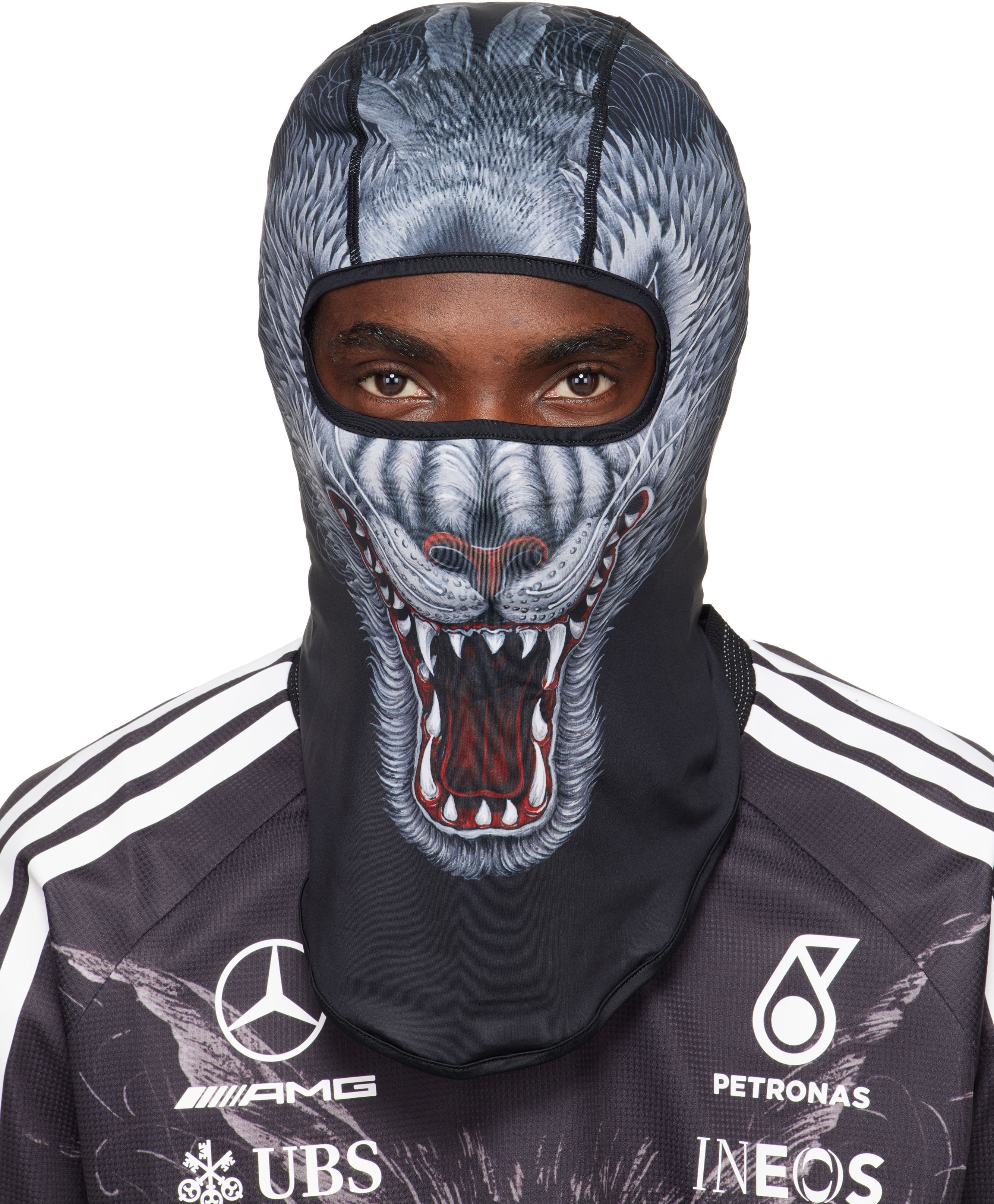 Black Mercedes-AMG F1 Edition Wolf Balaclava