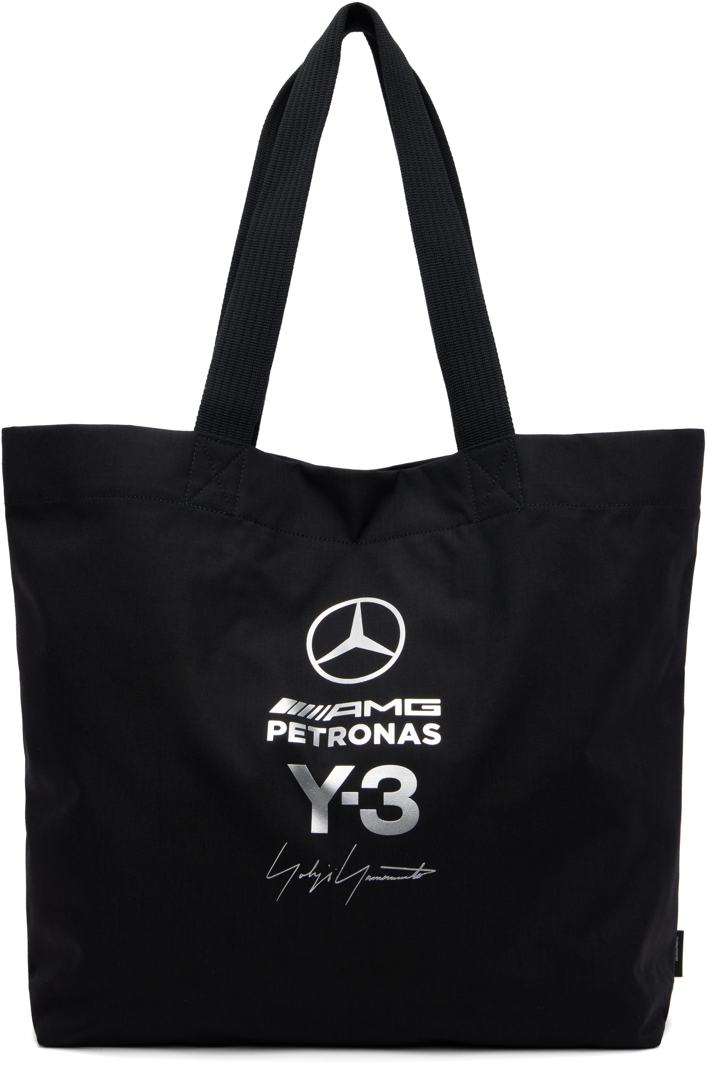 Y-3: ブラック Mercedes-AMG F1エディション トートバッグ | SSENSE 日本
