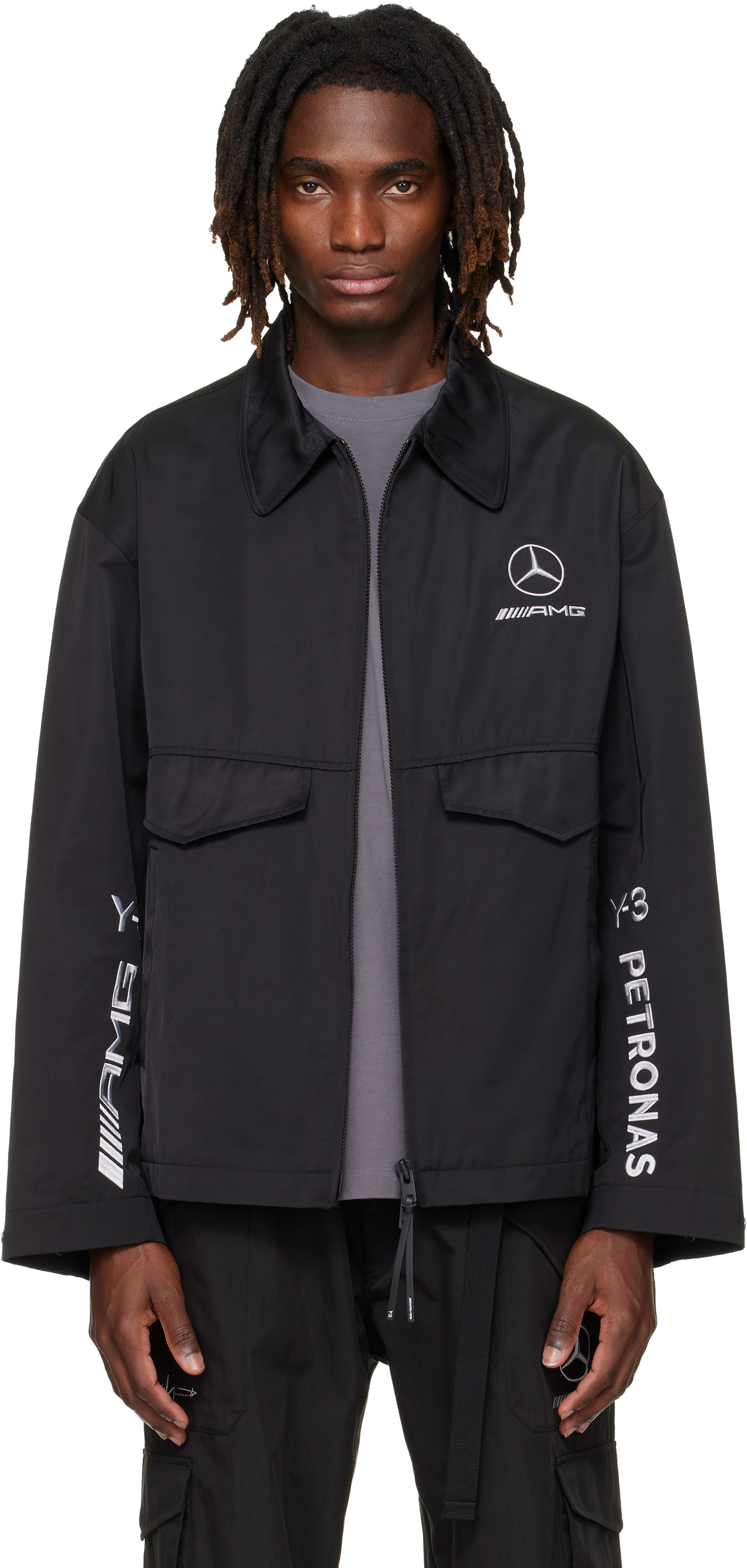 Mercedes-AMG ジャケット Mens Premium Woven Bomber Jacket Purple | Official Mercedes-AMG