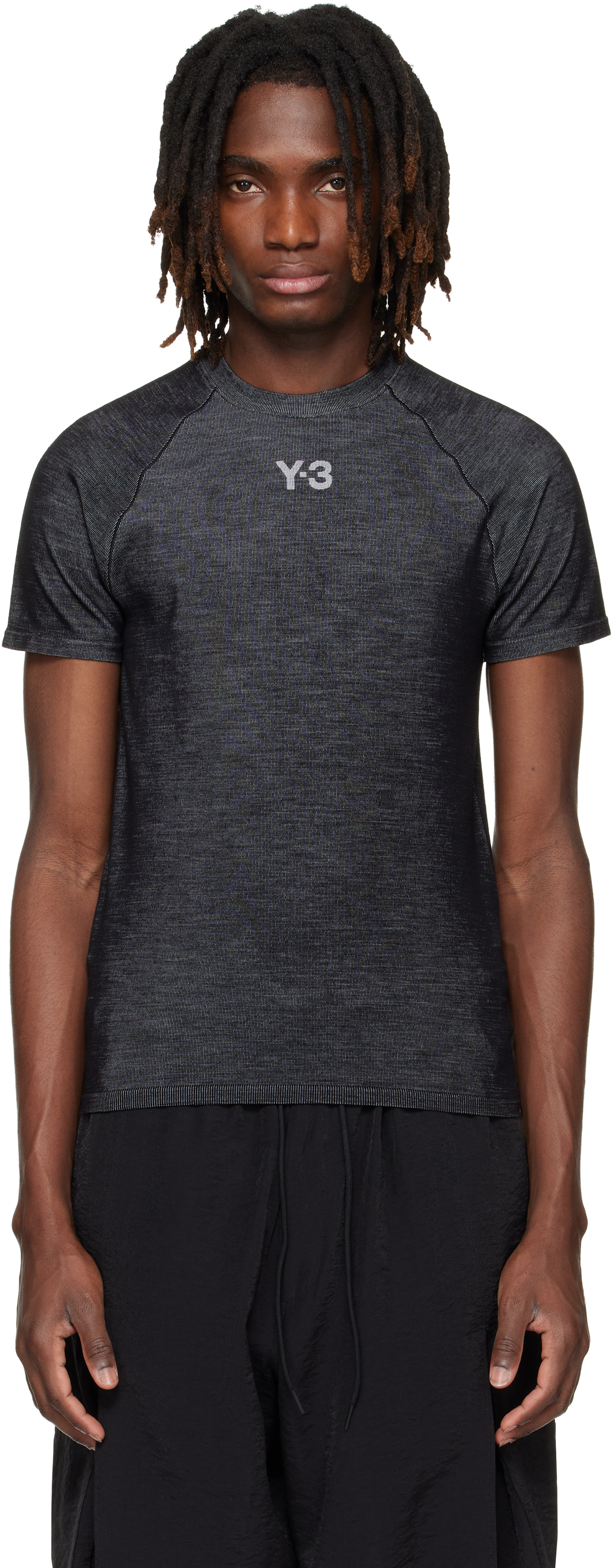 Y-3: ブラック＆グレー Mercedes-AMG F1エディション Engineered T 