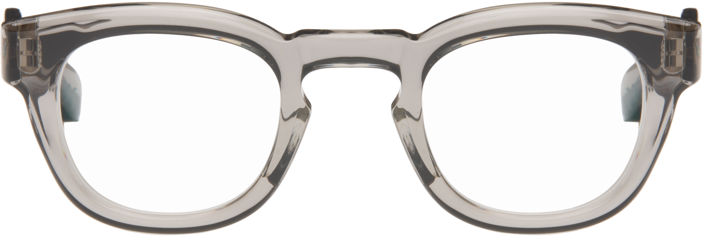 Matsuda: Gray M1029 Glasses | SSENSE